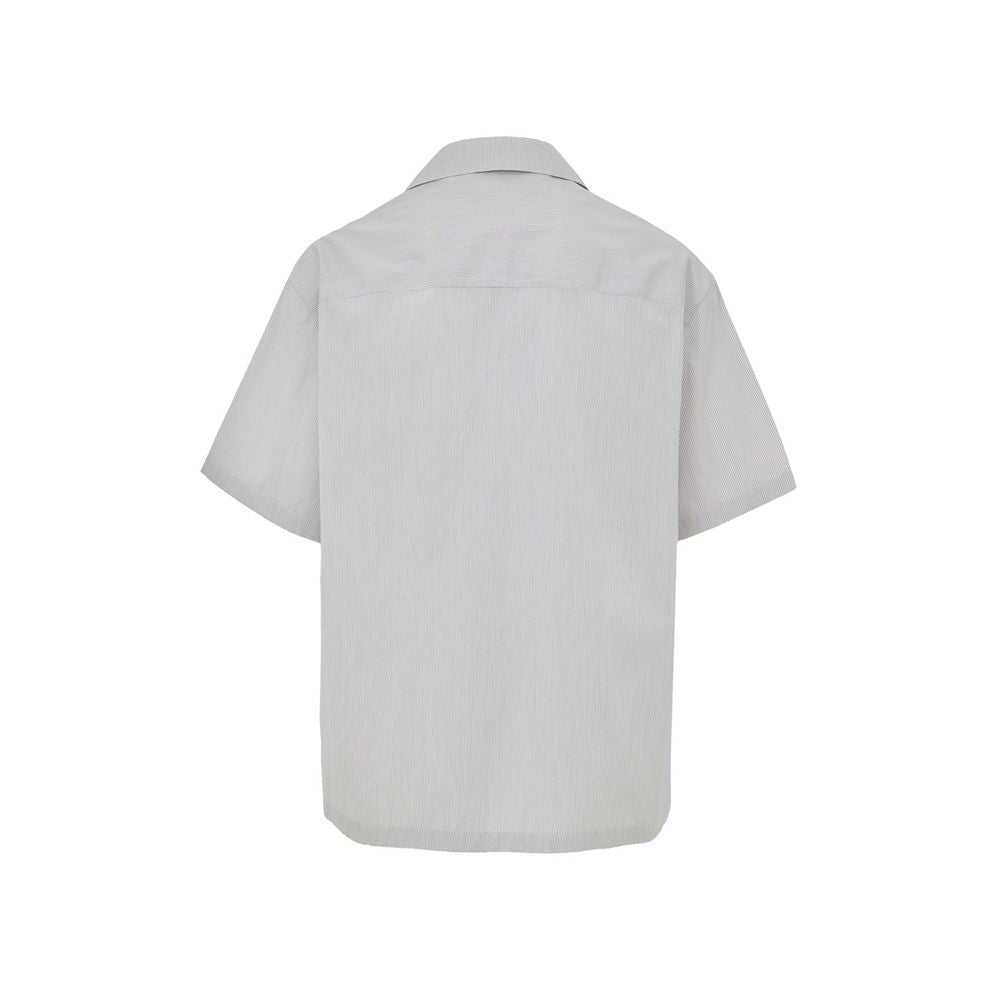 Jil Sander Blue Cotton Shortsleeve Shirt | Regal Royce