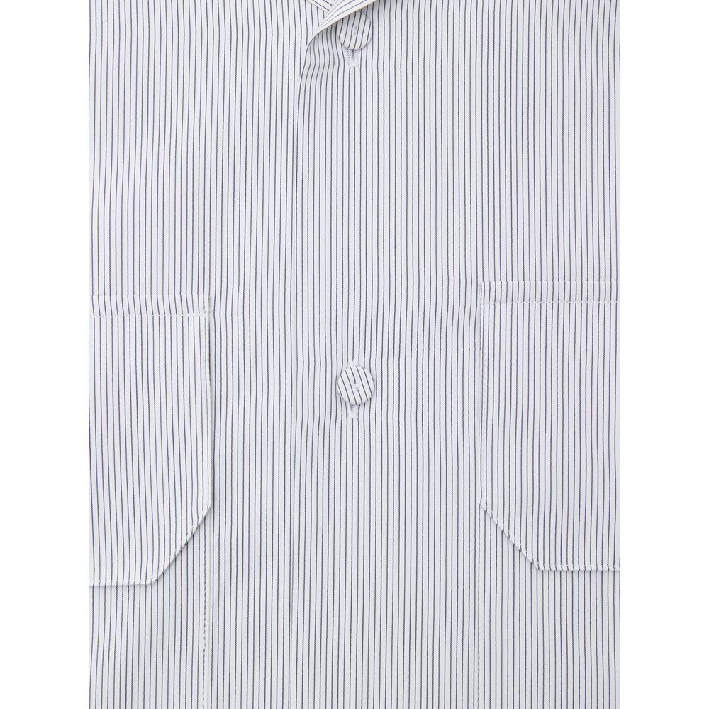 Jil Sander Blue Cotton Shortsleeve Shirt | Regal Royce