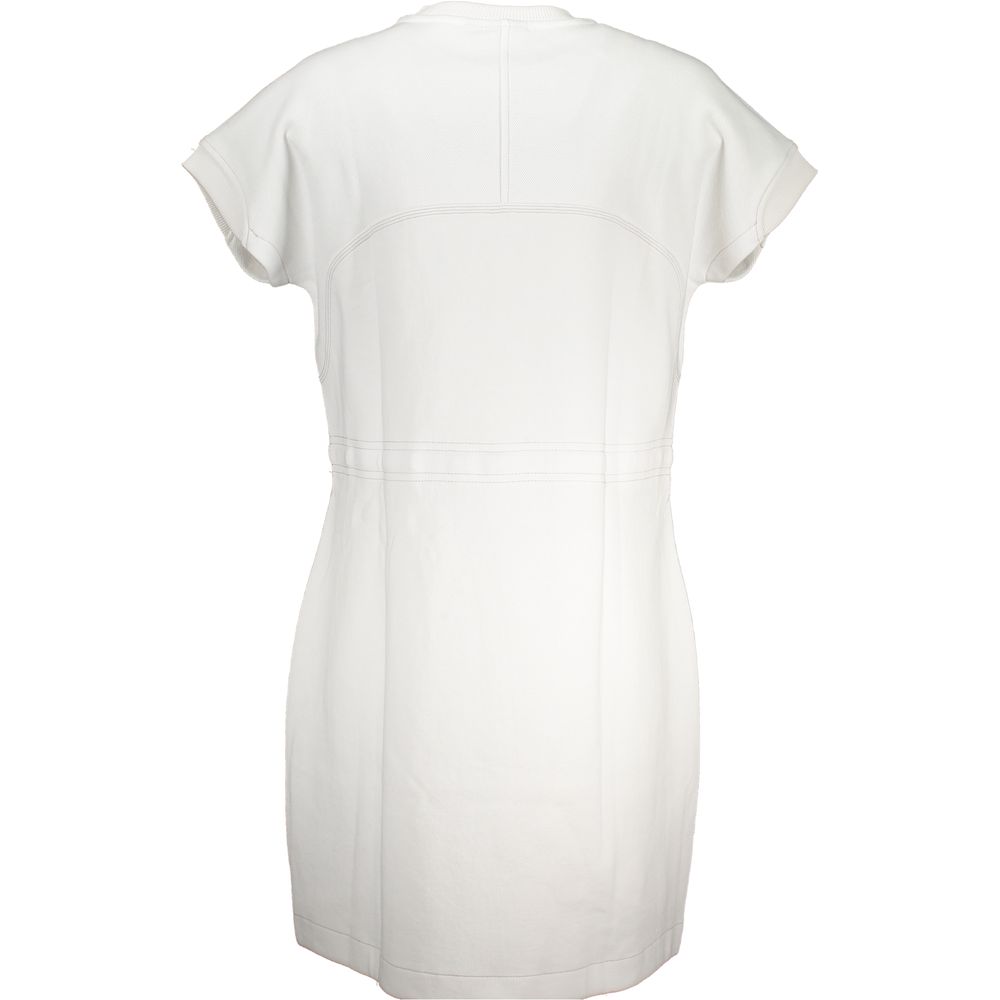 Napapijri White Cotton Women Dress | Regal Royce