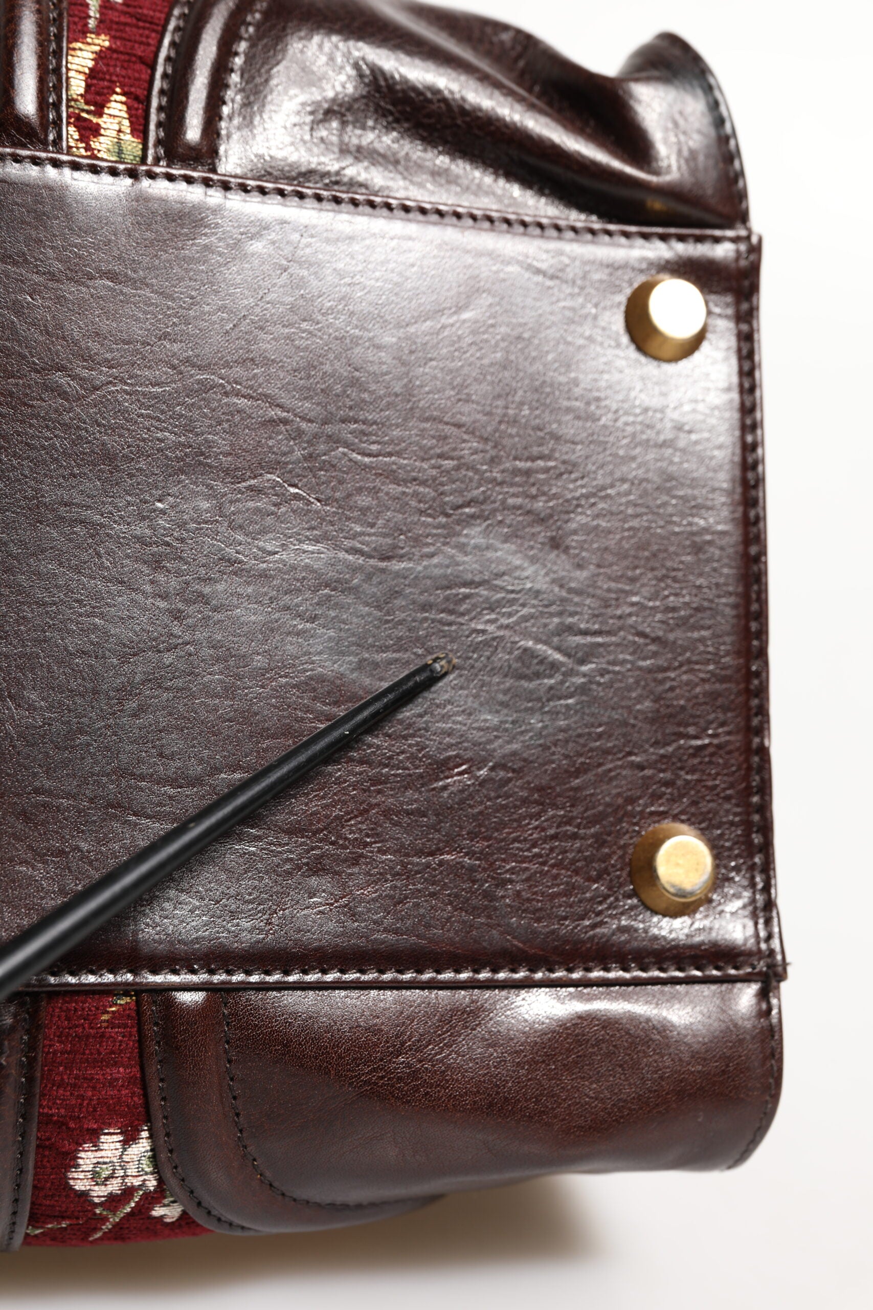 Dolce & Gabbana Multicolor Leather Jacquard Velvet Travel Duffle Bag | Regal Royce