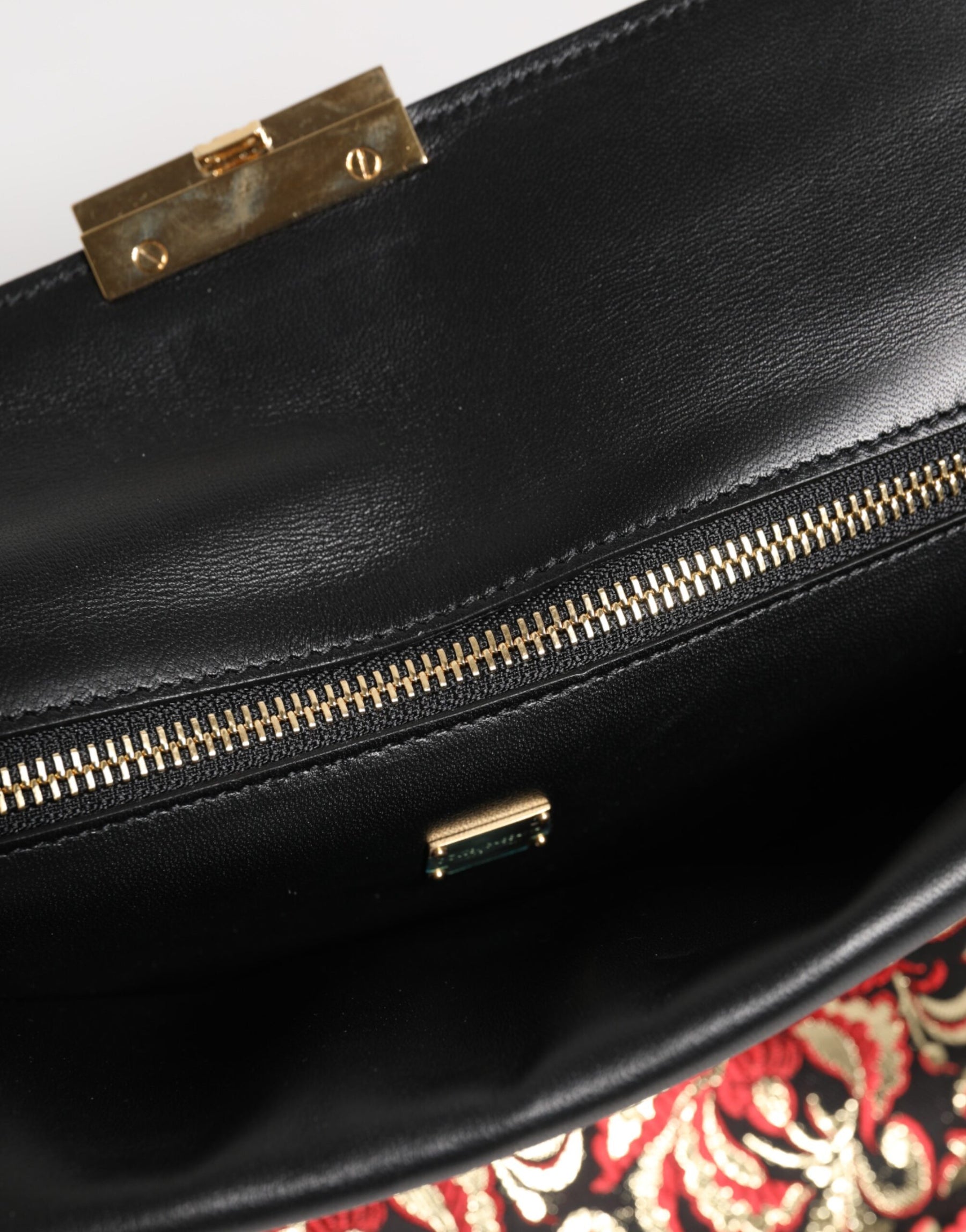 Dolce & Gabbana Multicolor Jacquard Floral Document Briefcase Bag | Regal Royce