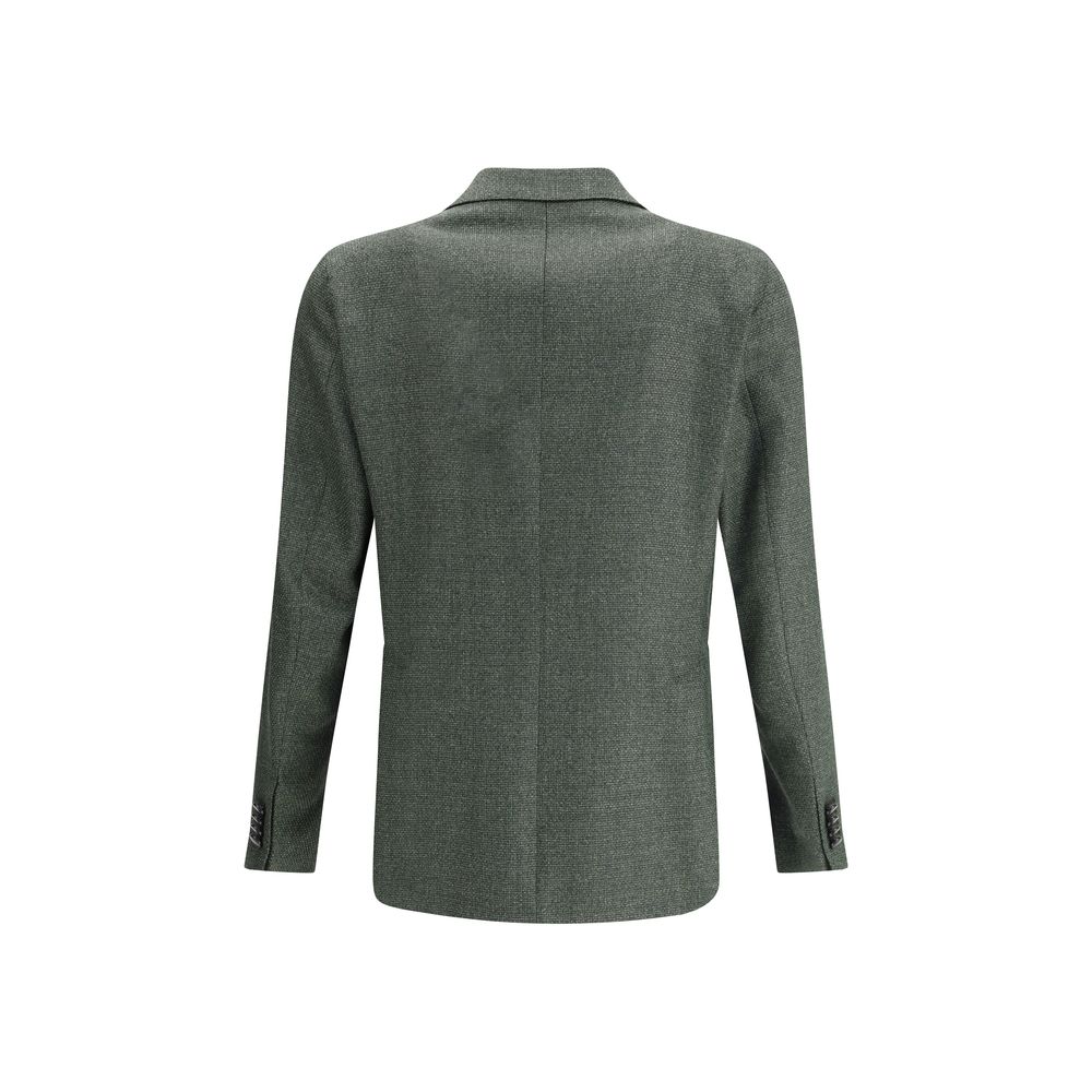 Tagliatore Bicolor Fleece Wool Blazer | Regal Royce