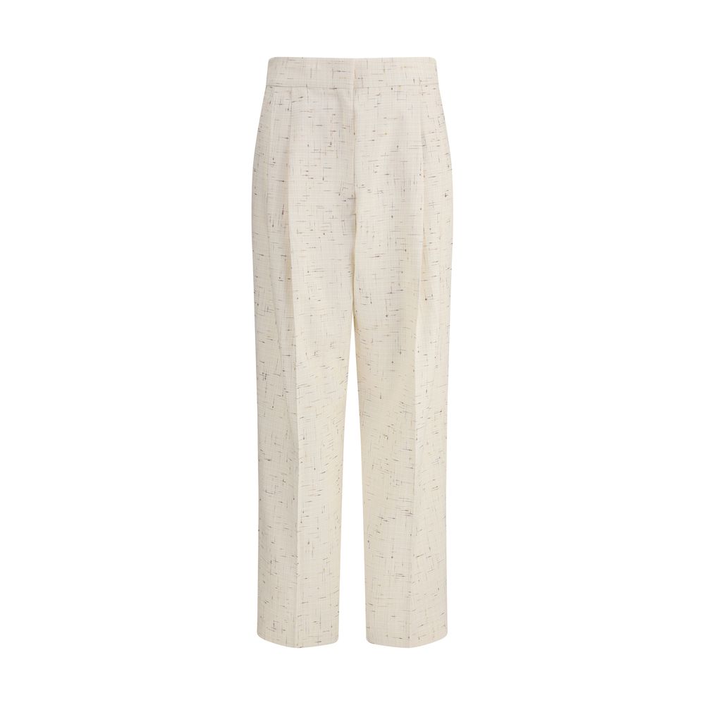 Fabiana Filippi Beige Cotton Casual Pants | Regal Royce