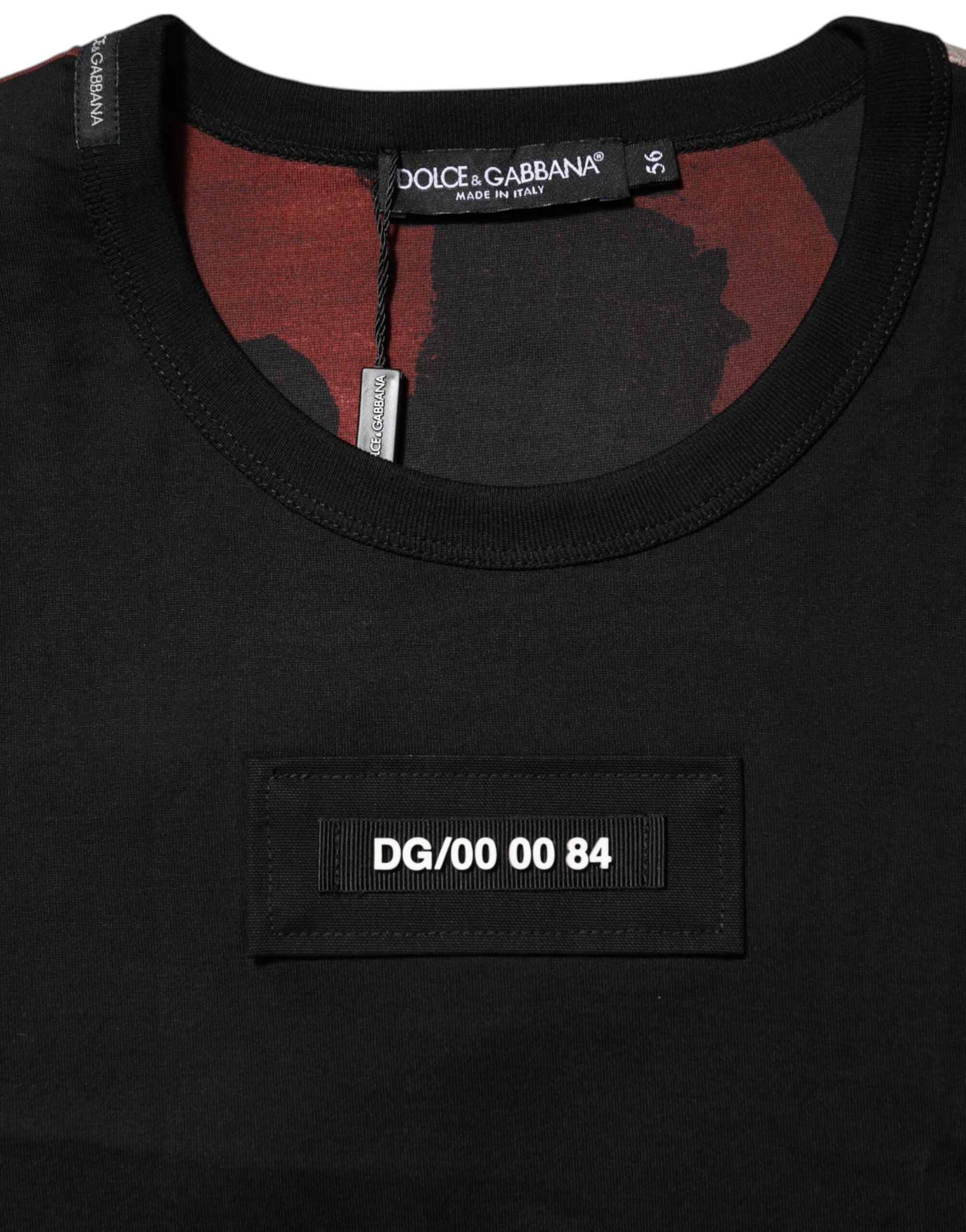 Dolce & Gabbana Multicolor Camouflage Crew Neck T-shirt | Regal Royce