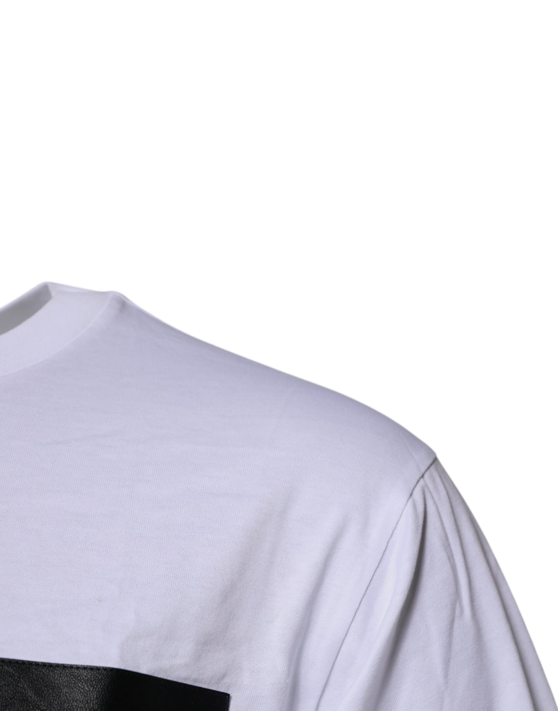Dolce & Gabbana White Logo Crew Neck Short Sleeves T-shirt | Regal Royce