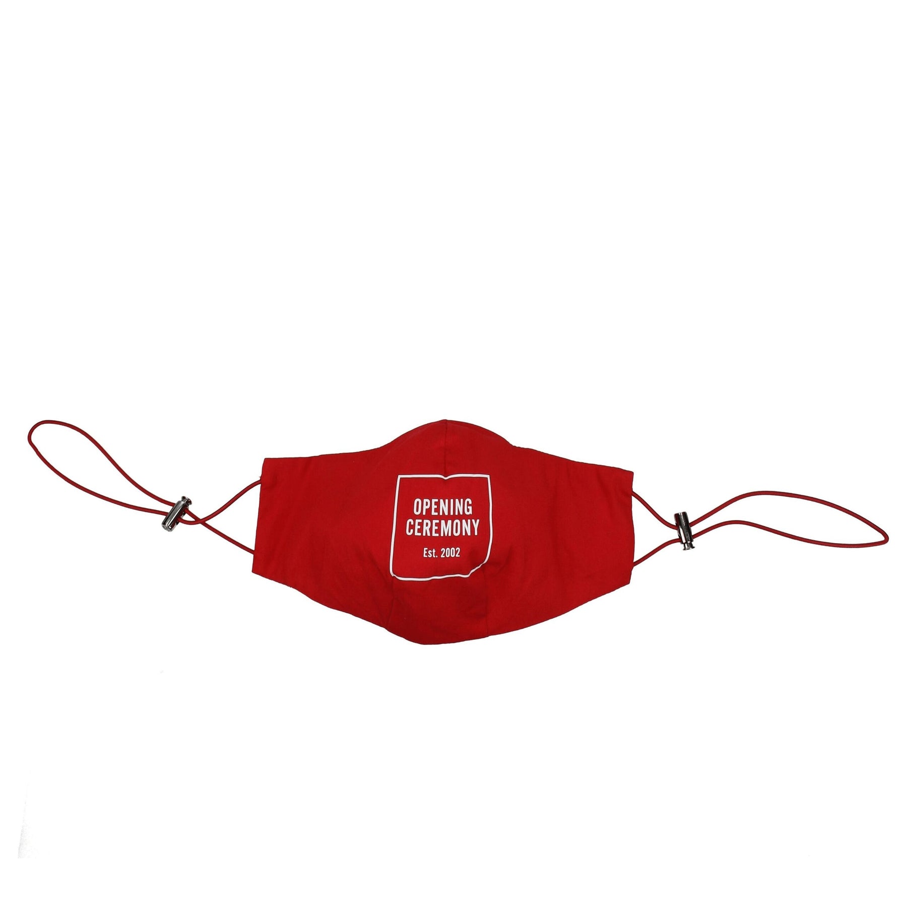 Opening Ceremony Red Cotton Facemask | Regal Royce