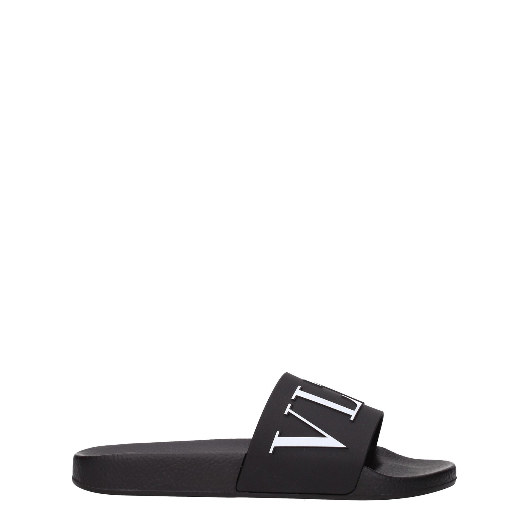 Valentino Garavani Black Cotton Slippers | Regal Royce