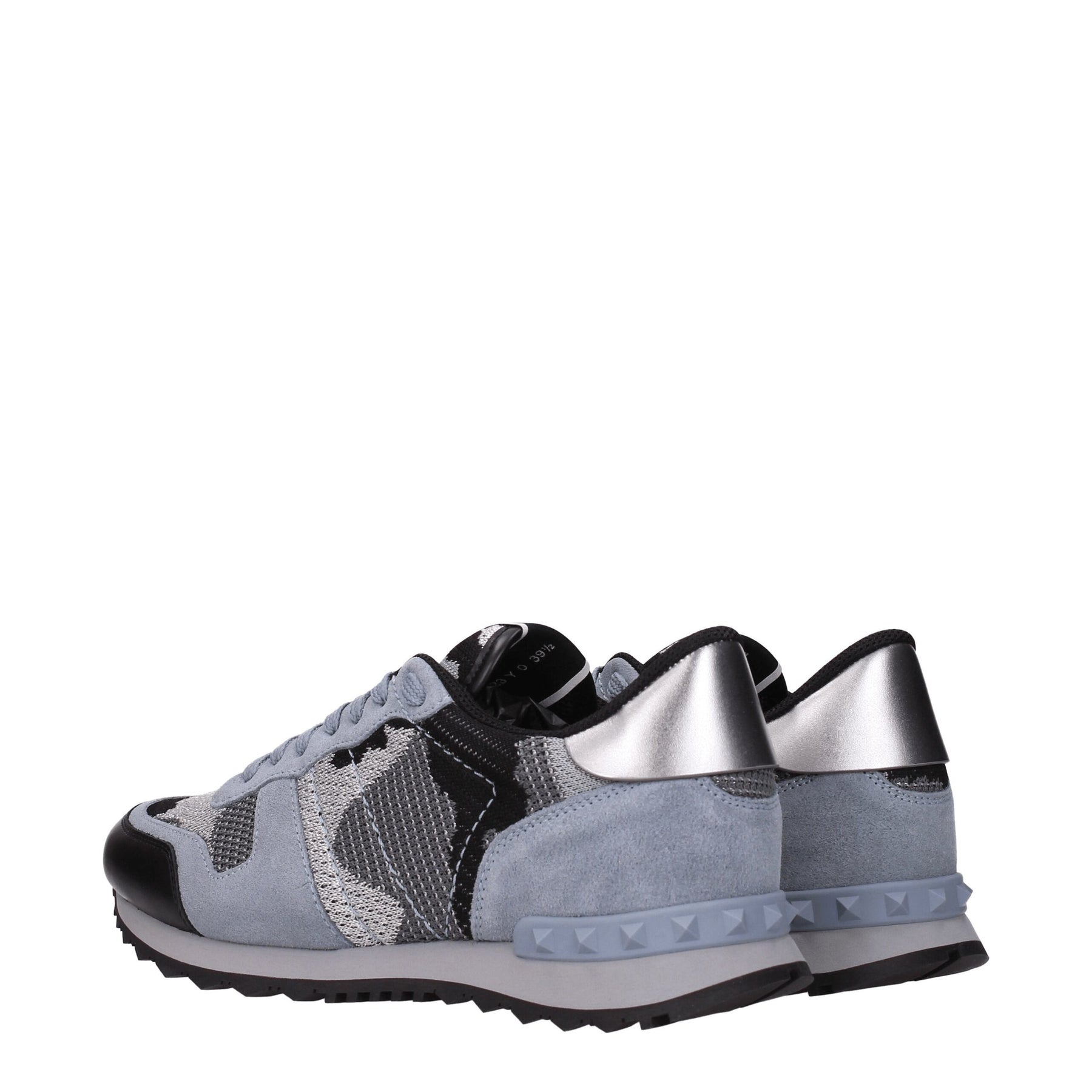 Valentino Garavani Gray Fabric Athletic Sneakers | Regal Royce