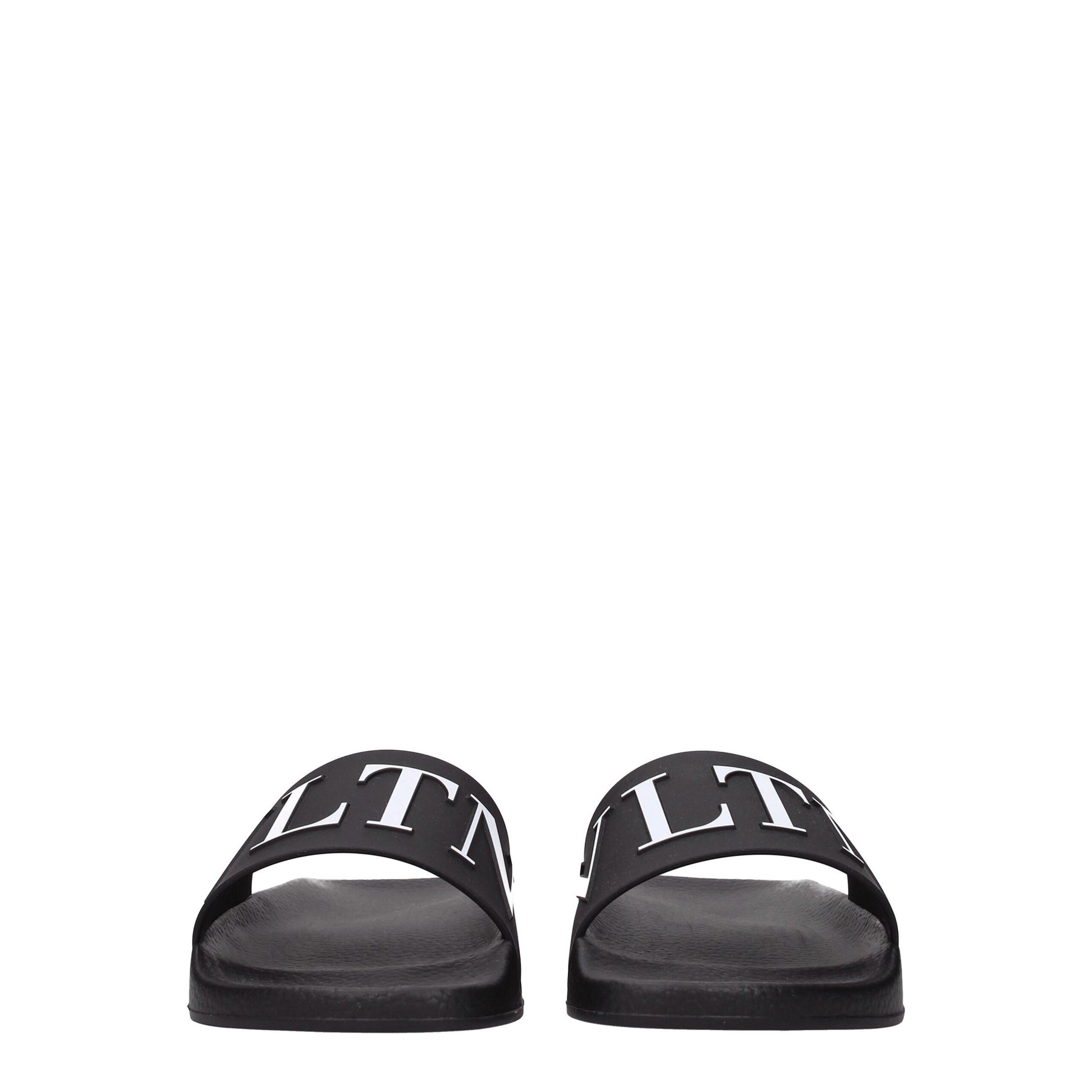 Valentino Garavani Black Cotton Slippers | Regal Royce