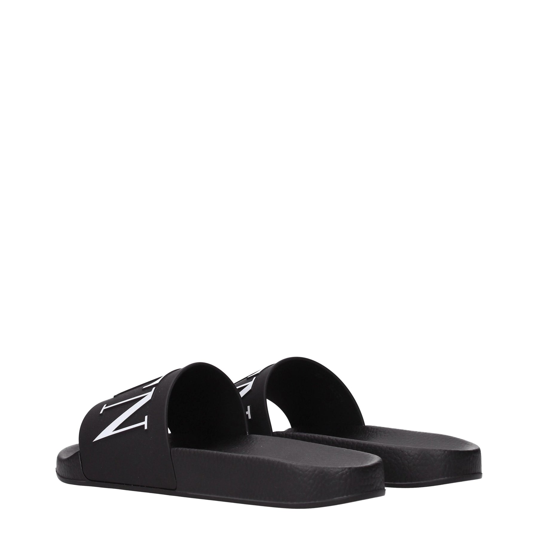 Valentino Garavani Black Cotton Slippers | Regal Royce