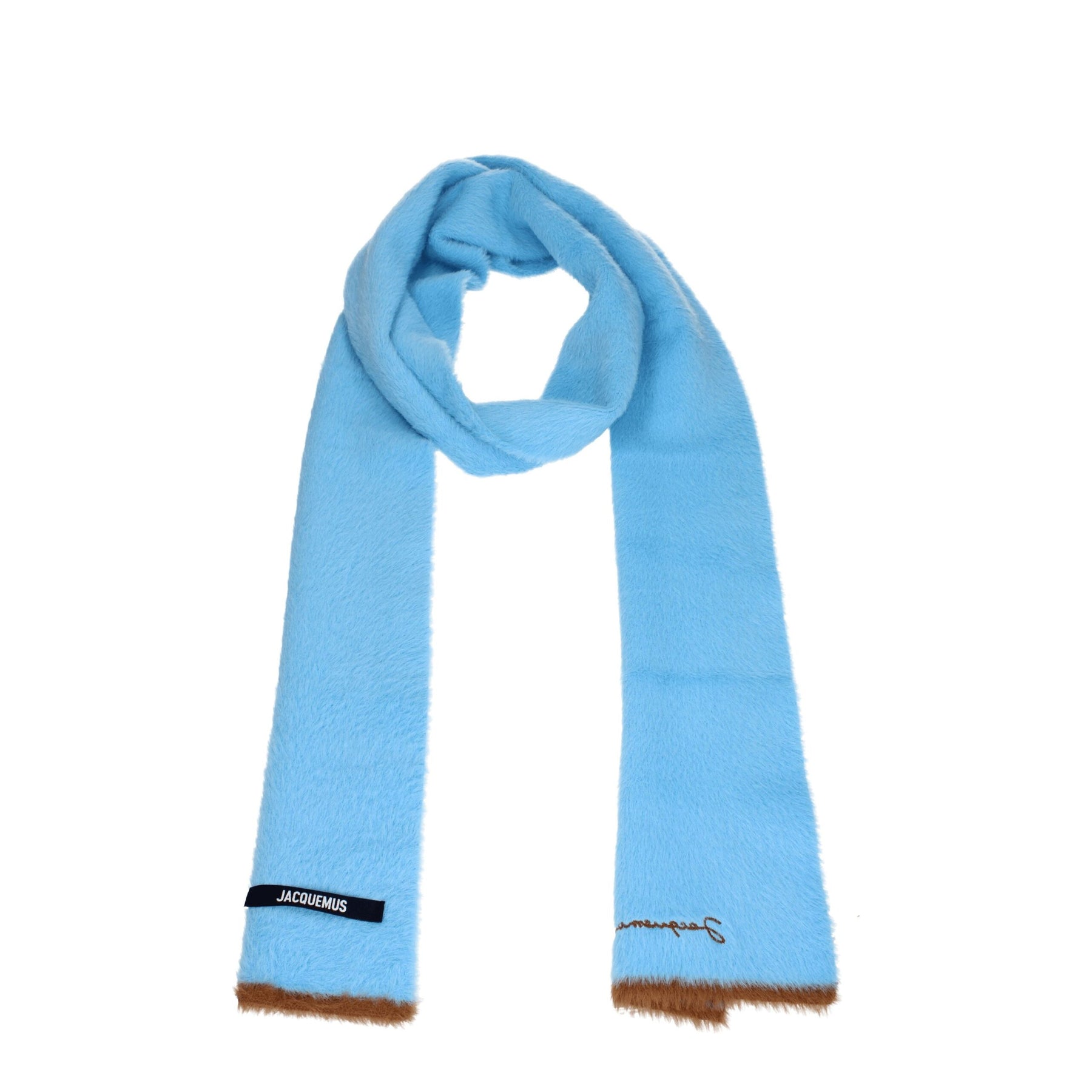 Jacquemus Light Blue Polyamide Scarf | Regal Royce