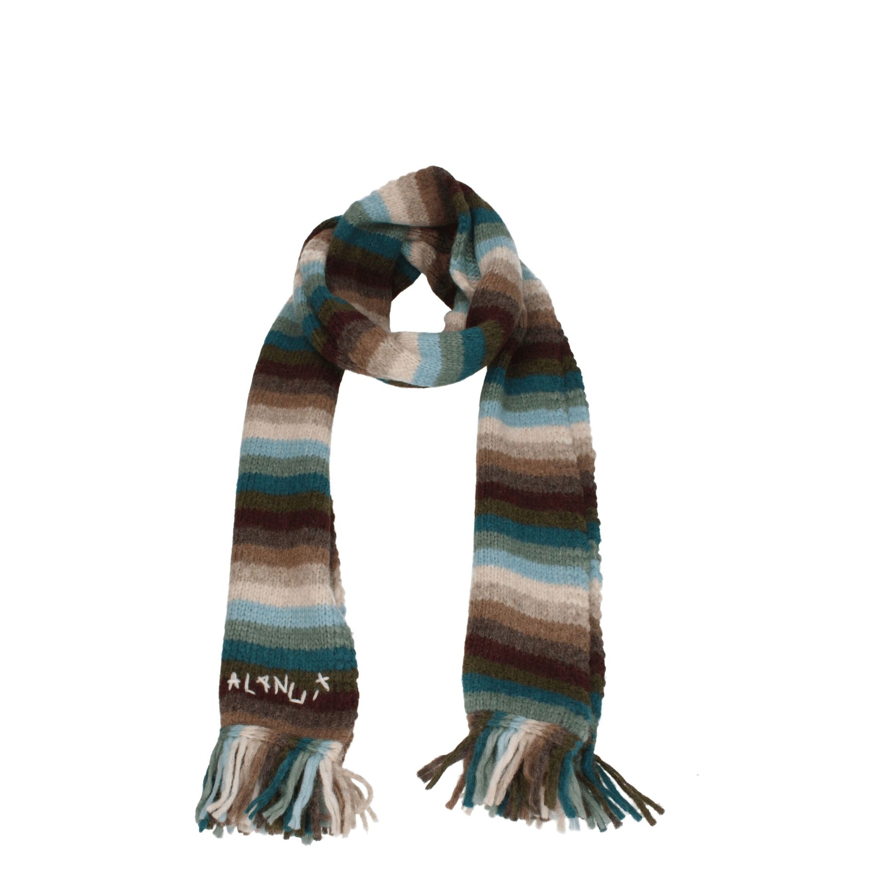 Alanui Beige Leather Scarf | Regal Royce