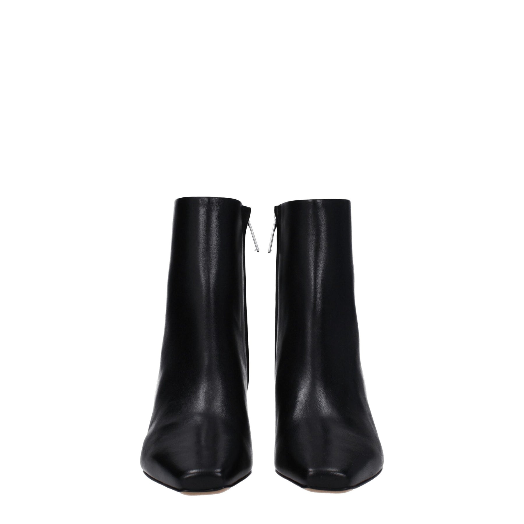 Off-White Black Leather Ankle Boots | Regal Royce