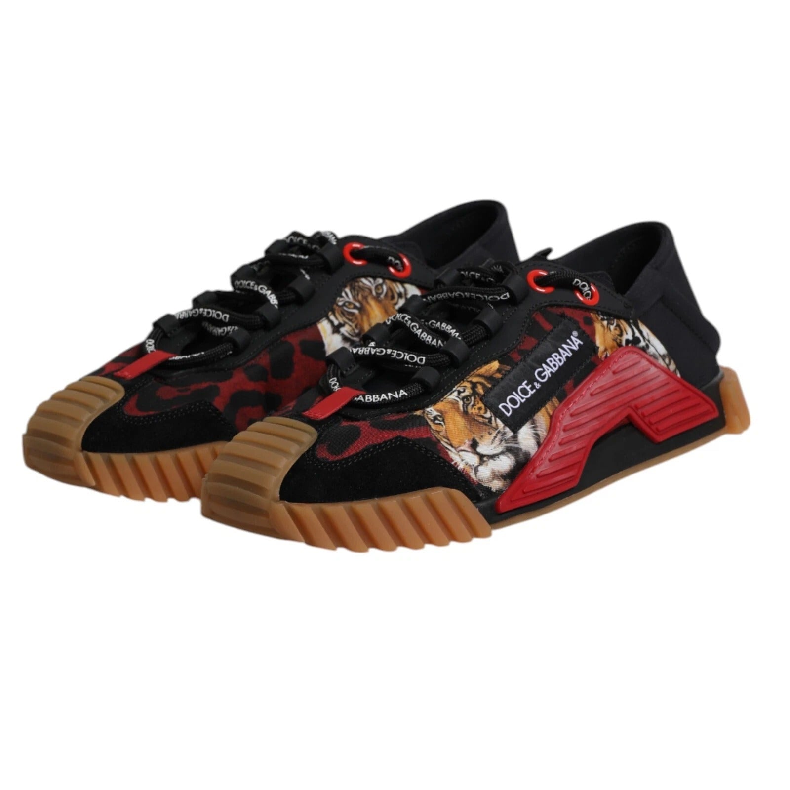 Dolce & Gabbana Black Logo Low Top NS1 Men Sneakers | Regal Royce