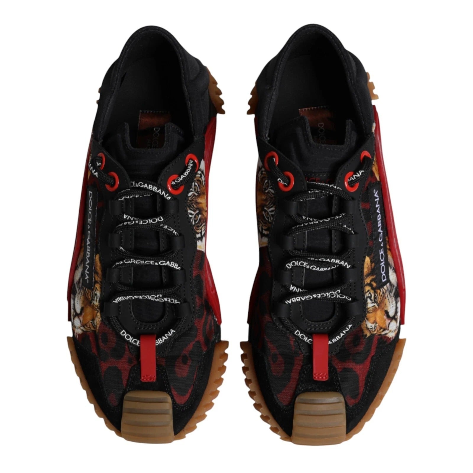 Dolce & Gabbana Black Logo Low Top NS1 Men Sneakers | Regal Royce