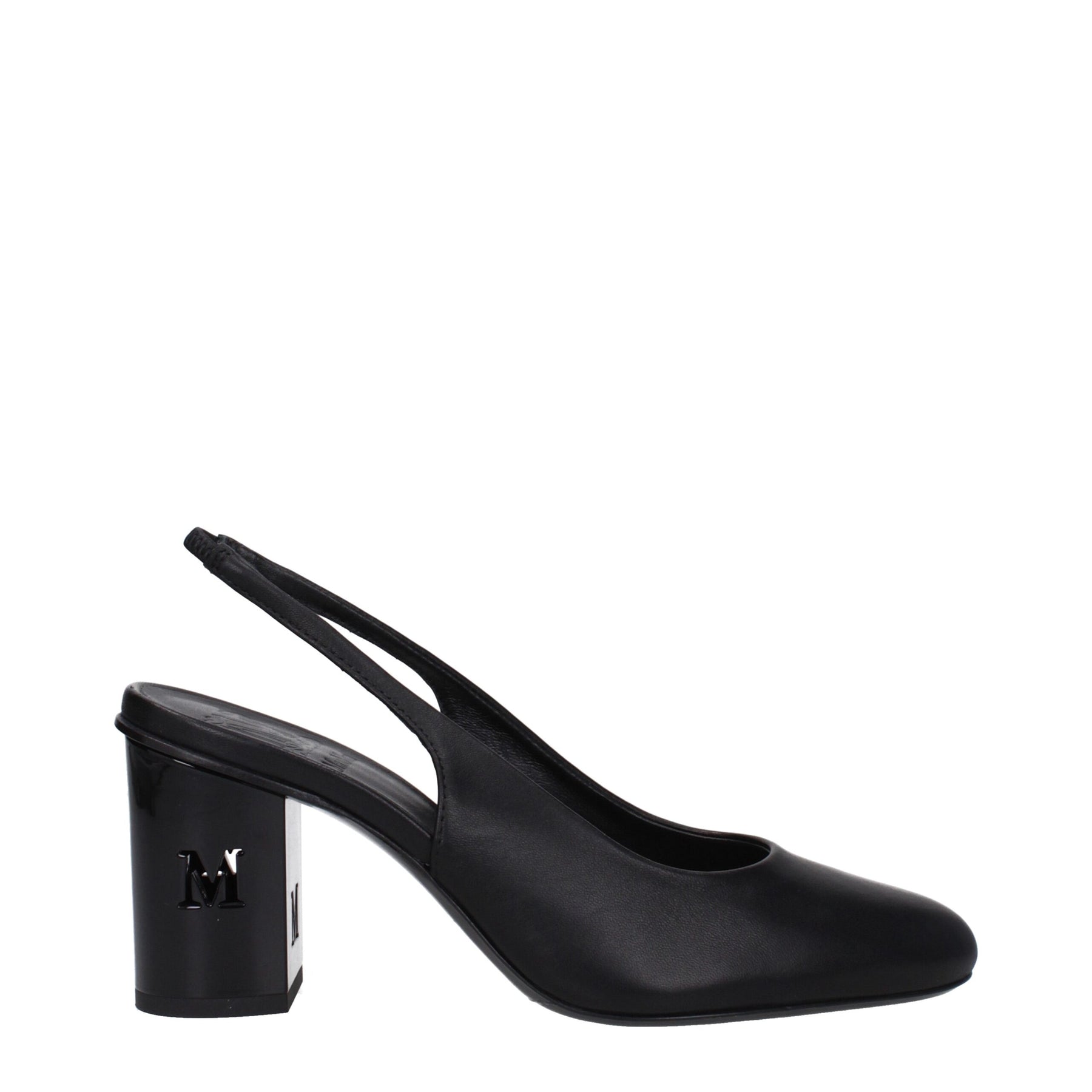 Max Mara Black Leather High Heel Pumps | Regal Royce