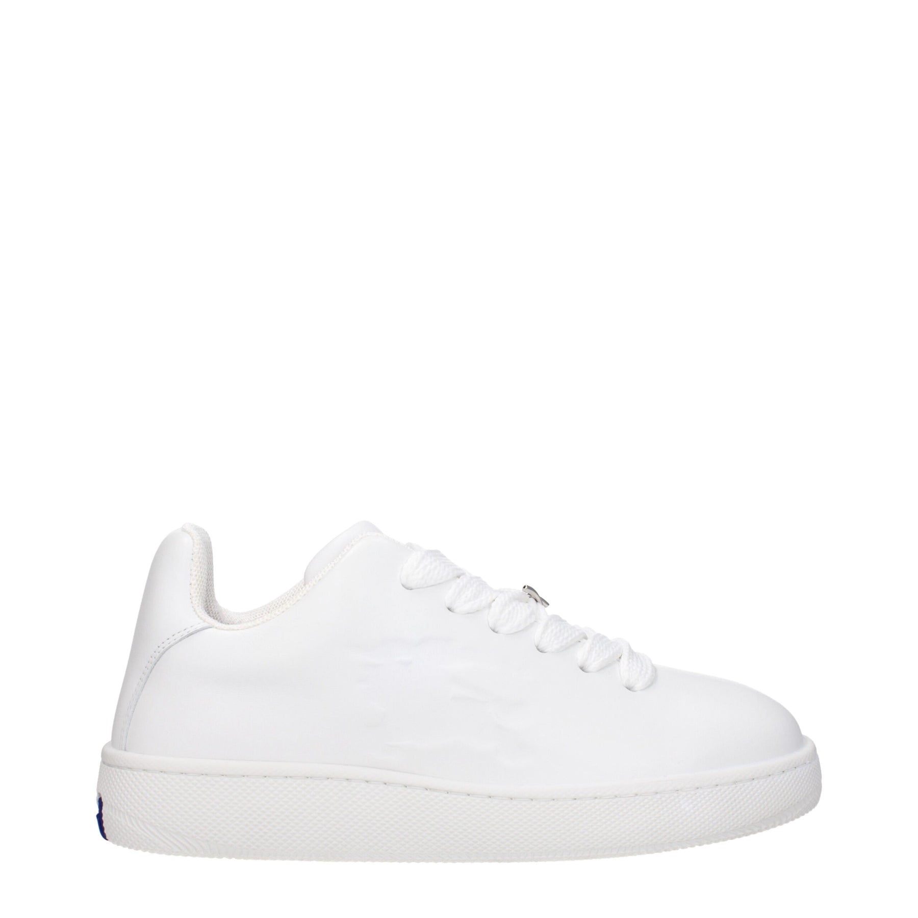 Burberry White Leather Low Top Sneakers | Regal Royce