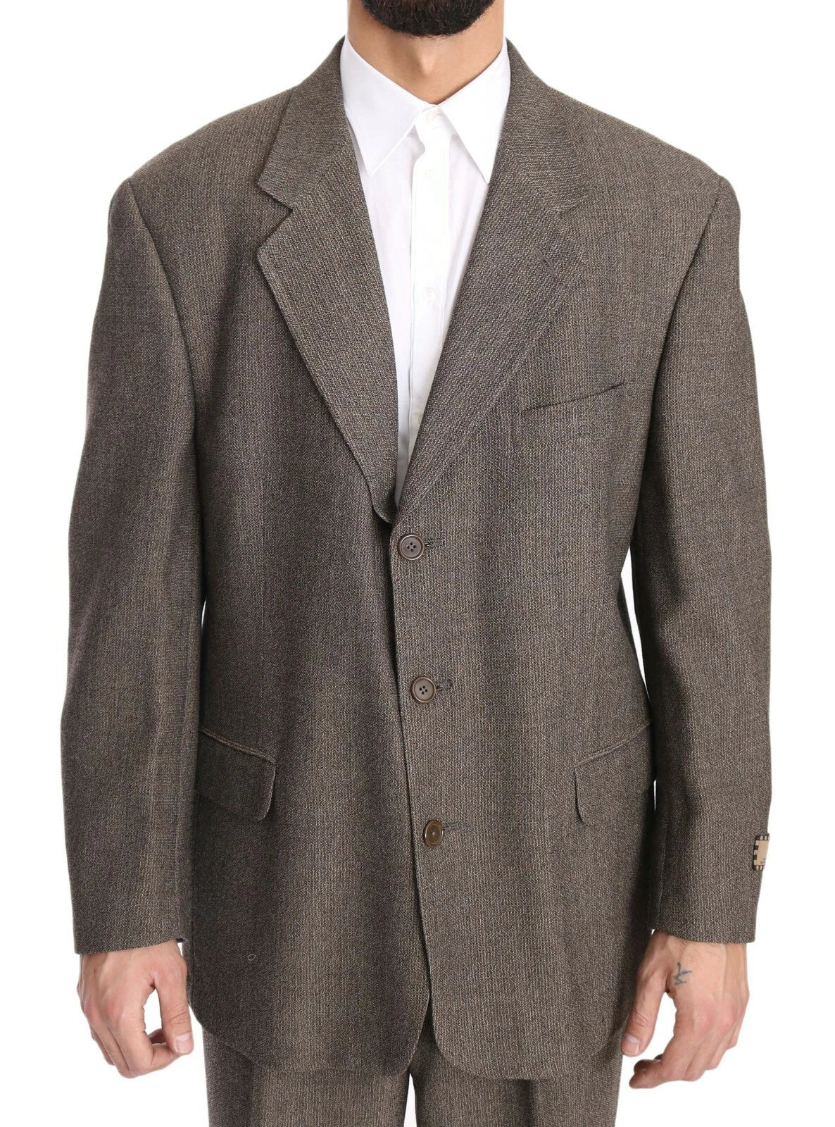 Dolce & Gabbana Brown Single Breasted Wool Suit | Regal Royce