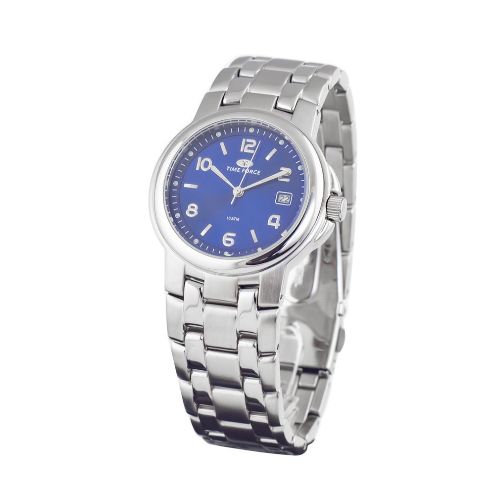 Time Force Silver Stainless Steel Dress Watch | Regal Royce