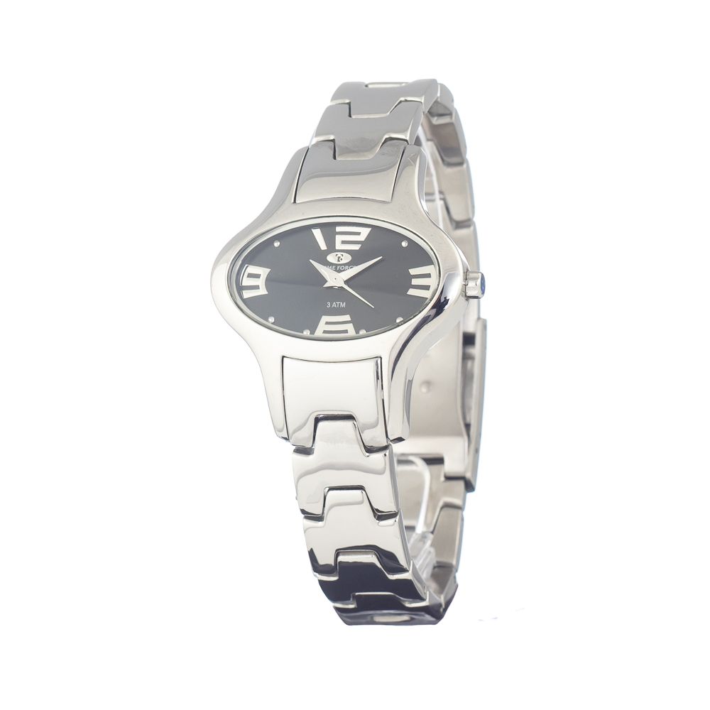 Time Force Silver Stainless Steel Dress Watch | Regal Royce