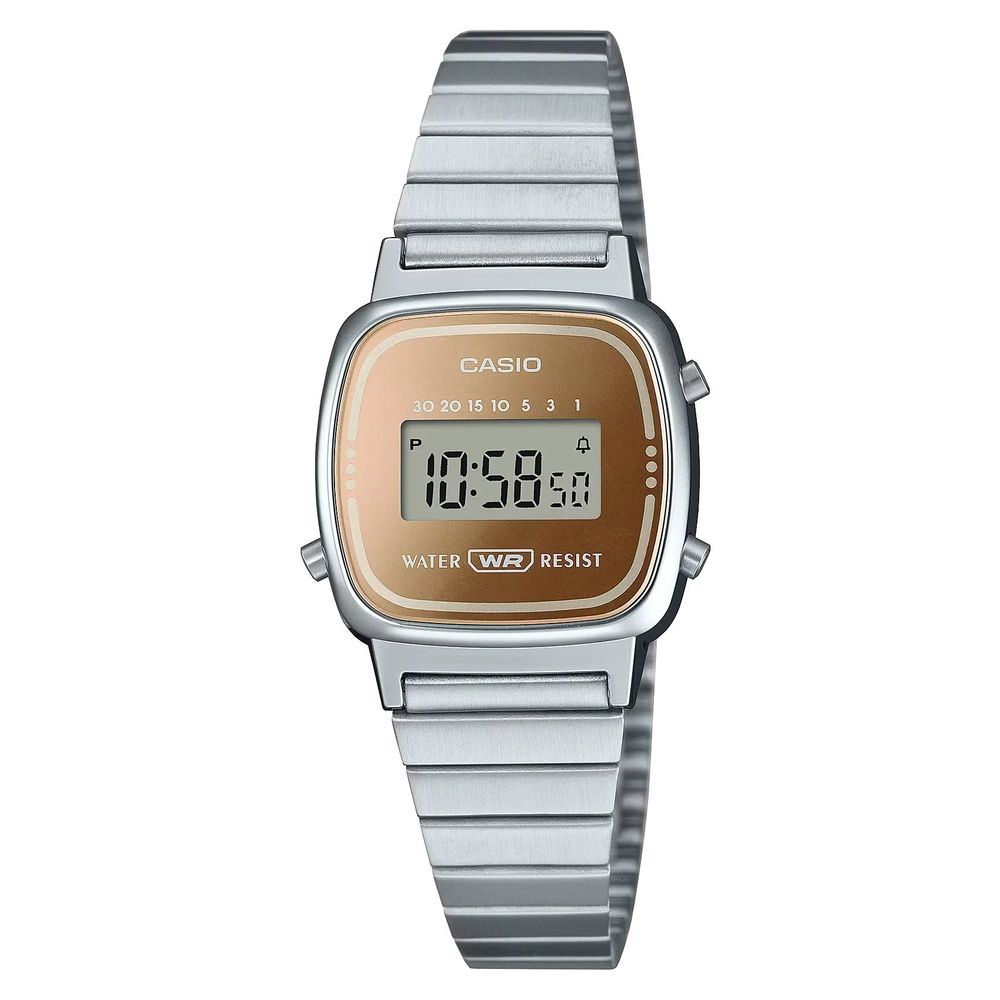 Casio Gray Stainless Steel Digital Watch | Regal Royce