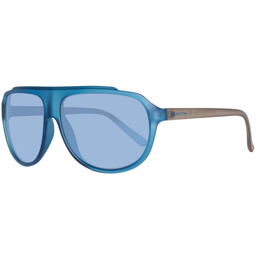 Benetton Blue Injected Sunglasses | Regal Royce