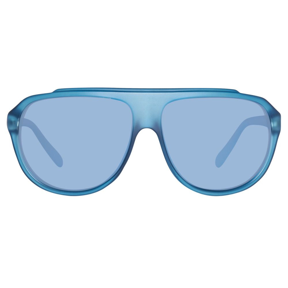 Benetton Blue Injected Sunglasses | Regal Royce