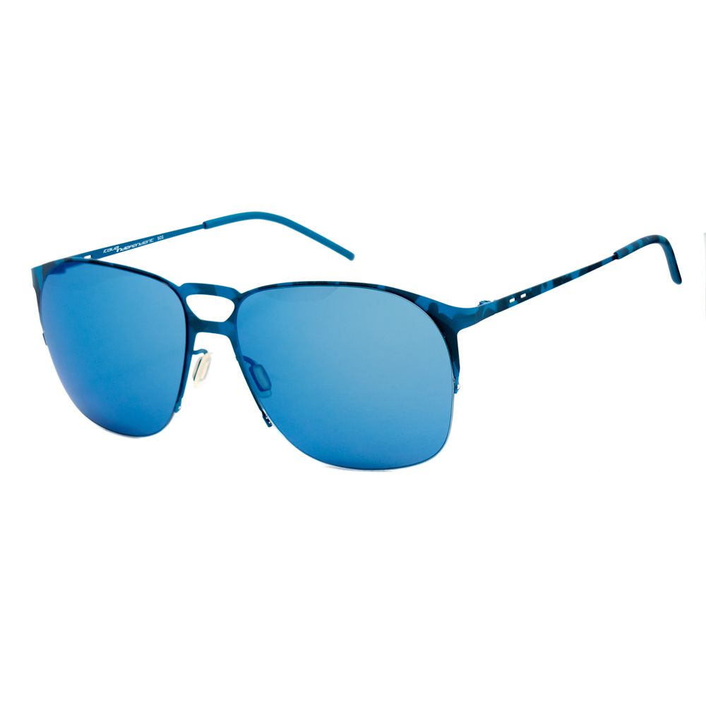 Italia Independent Blue Metal Sunglasses