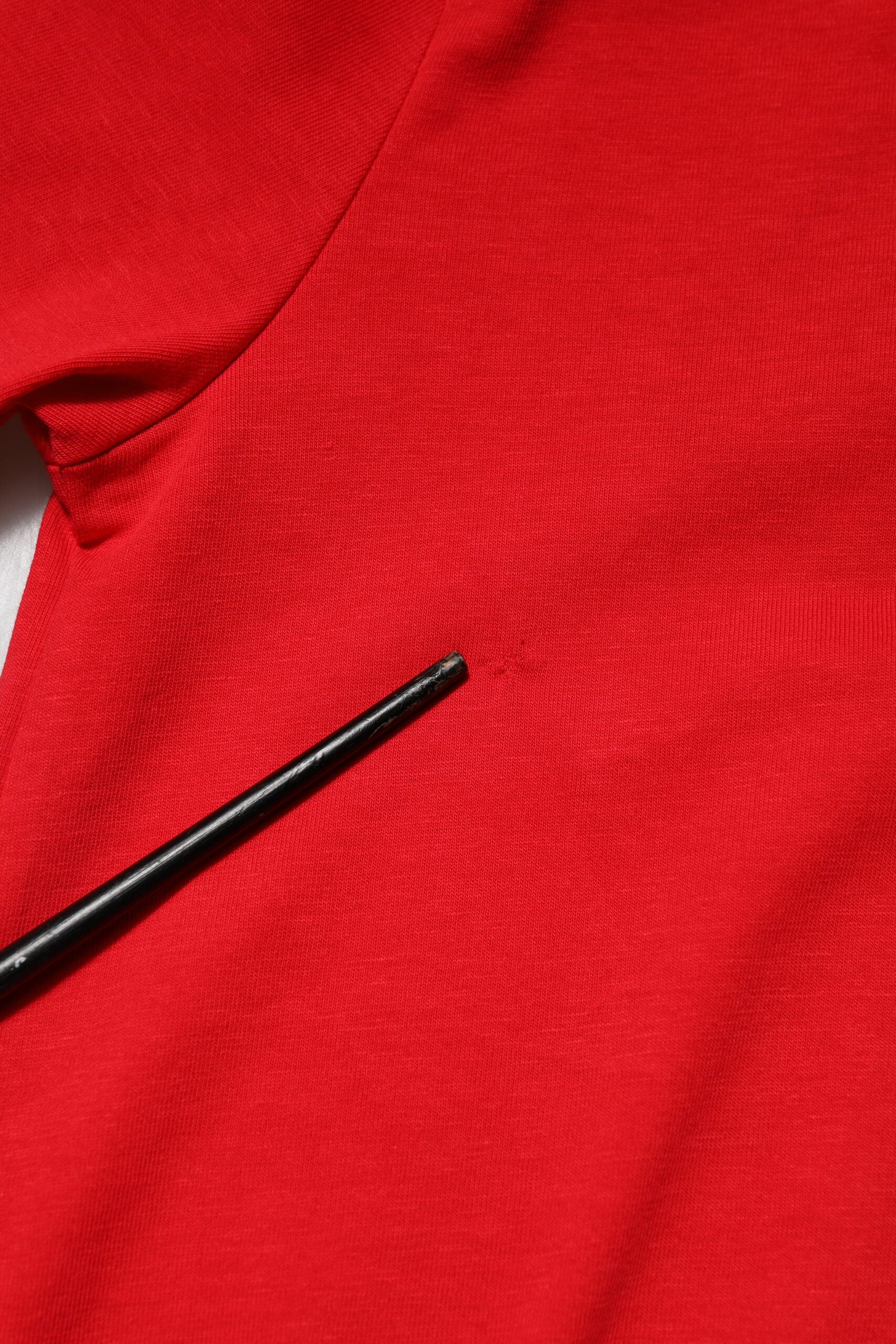 Dolce & Gabbana Red Plain Short Sleeves Crew Neck Top T-shirt | Regal Royce