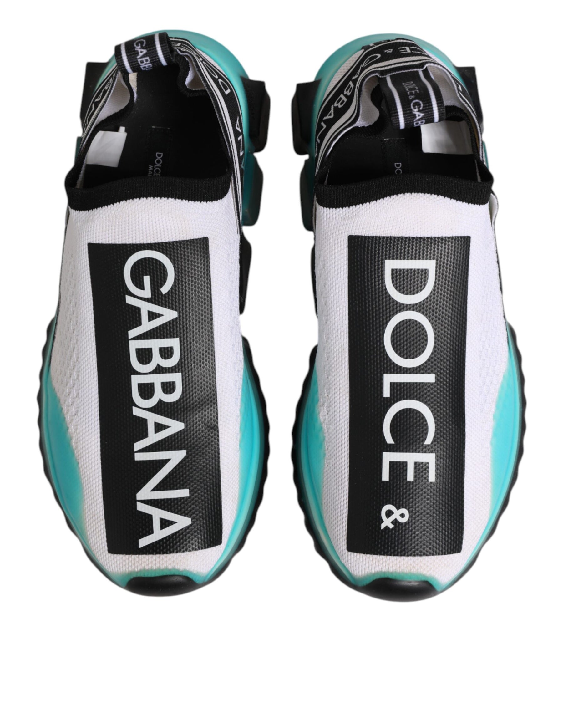 Dolce & Gabbana White Sorrento Slip On Low Top Sneakers Shoes | Regal Royce