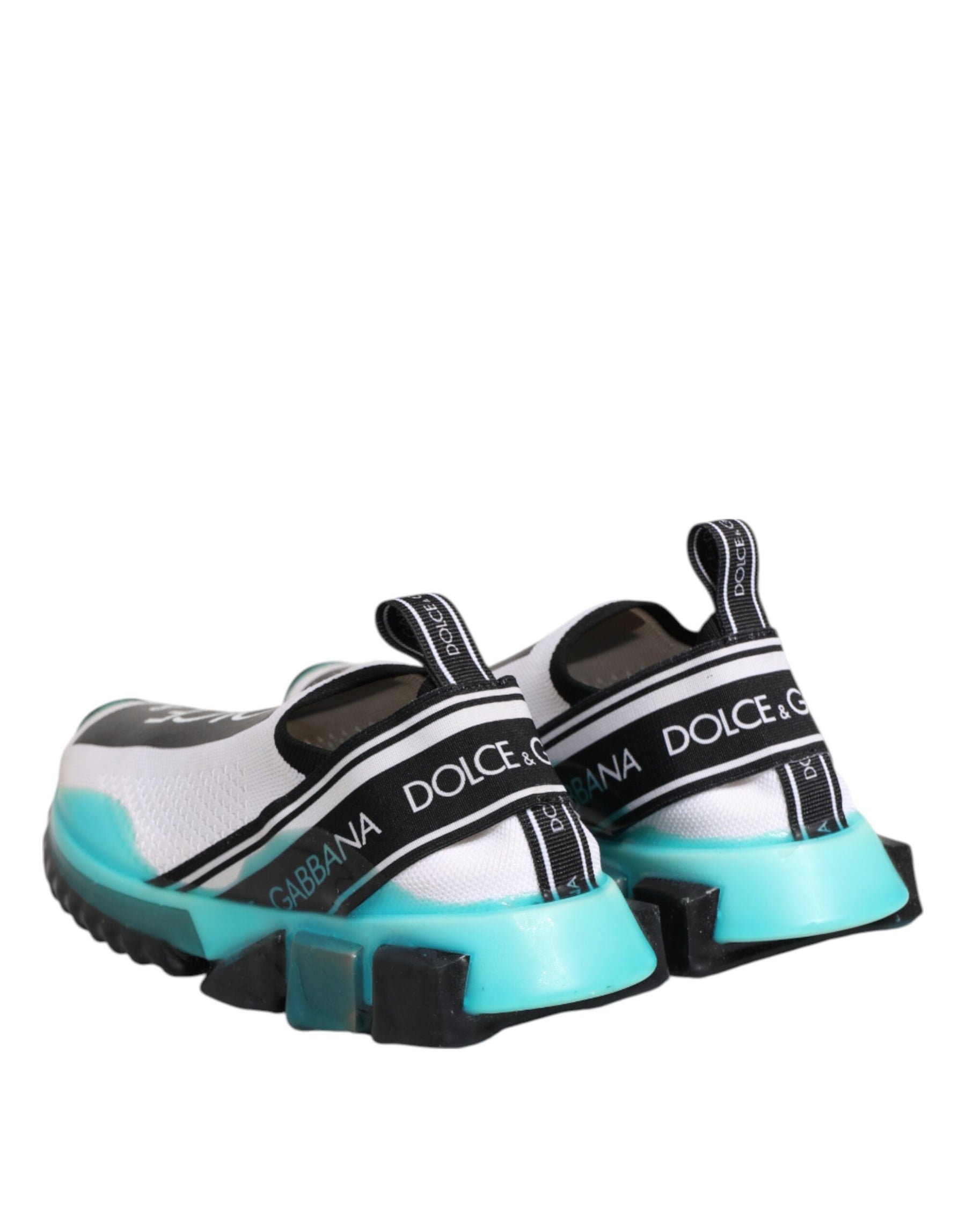 Dolce & Gabbana White Sorrento Slip On Low Top Sneakers Shoes | Regal Royce