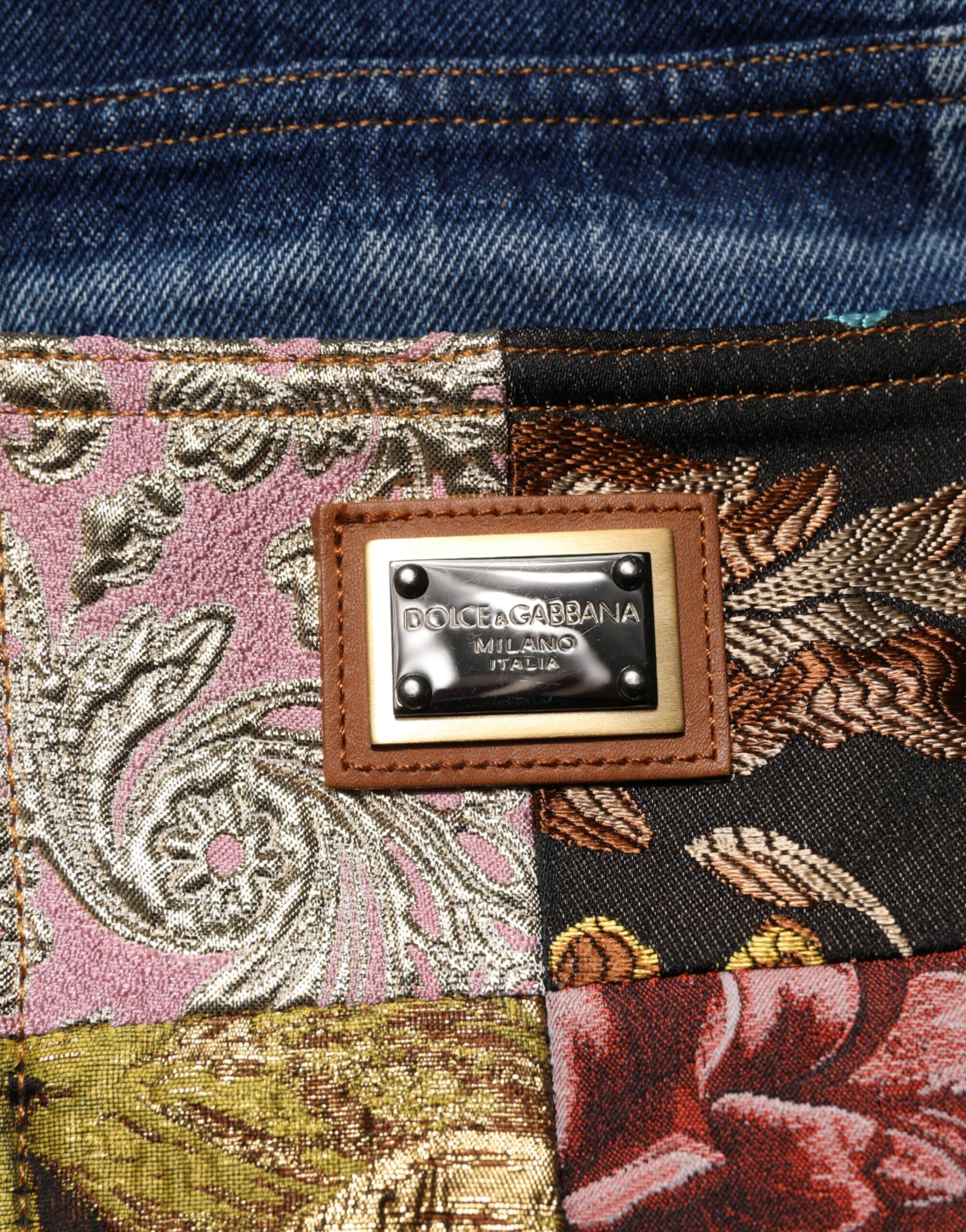 Dolce & Gabbana Blue Tattered High Waist Women Denim Jeans | Regal Royce