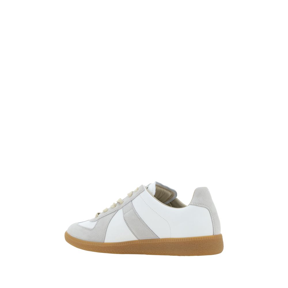 Margiela White Rubber Low Top Sneakers | Regal Royce