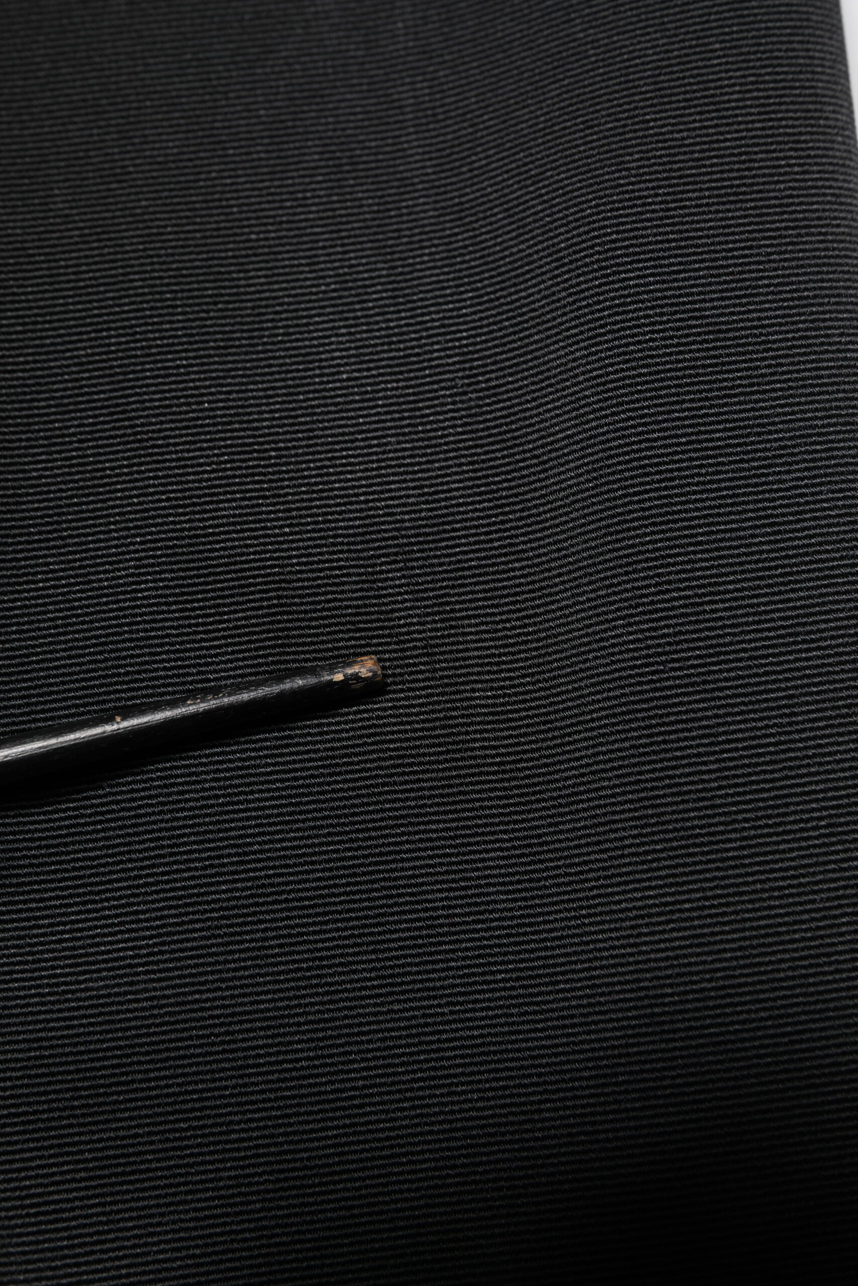 Dolce & Gabbana Black Acetate HighWaist Tapered Trouser Pants | Regal Royce