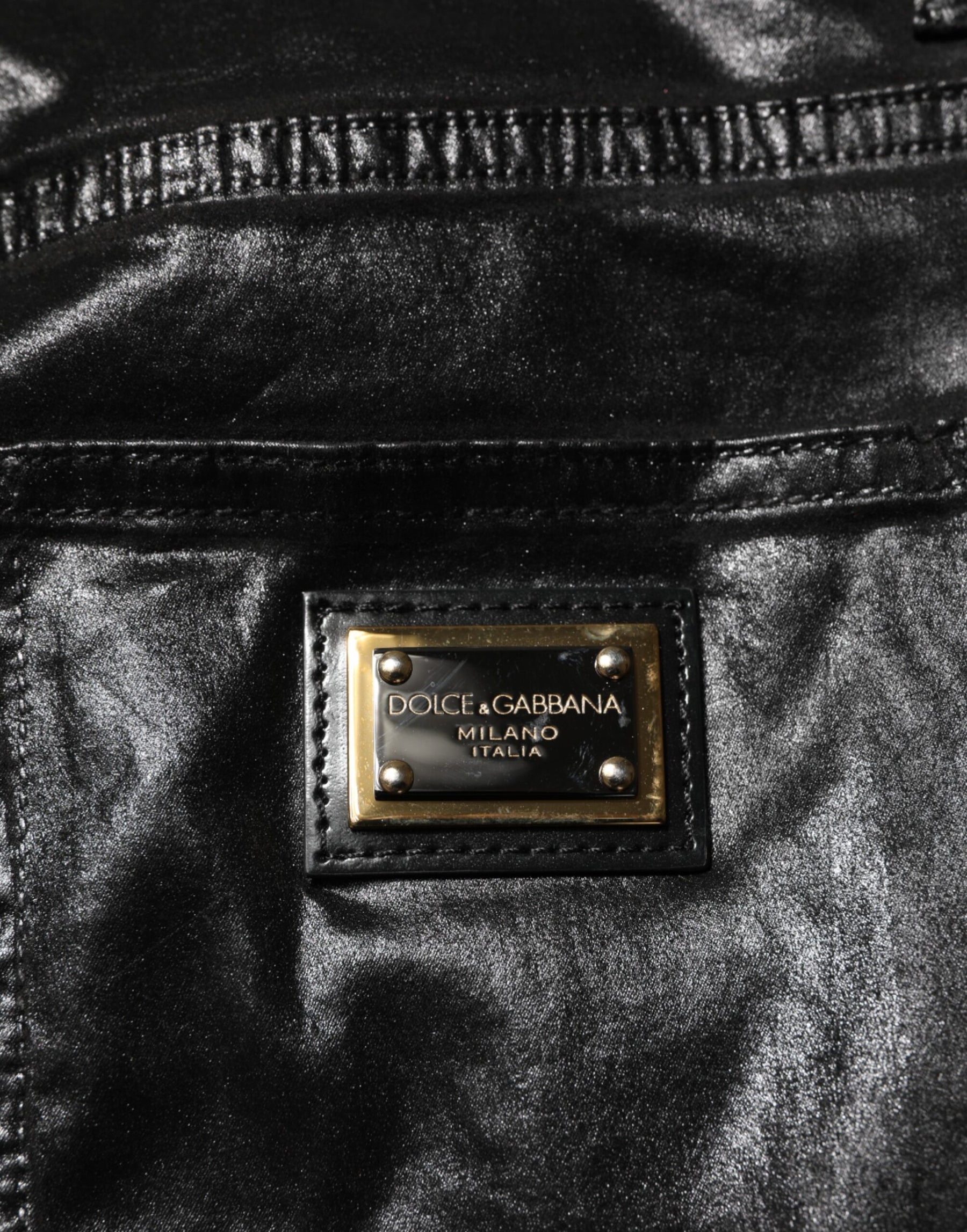 Dolce & Gabbana Black High Waist Skinny GRACE Denim Jeans | Regal Royce