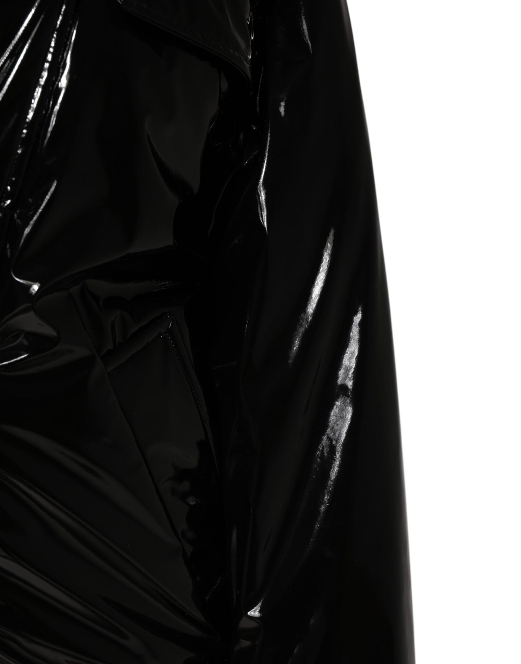 Dolce & Gabbana Polyester Black Quilted Puffer Coat  Jacket | Regal Royce