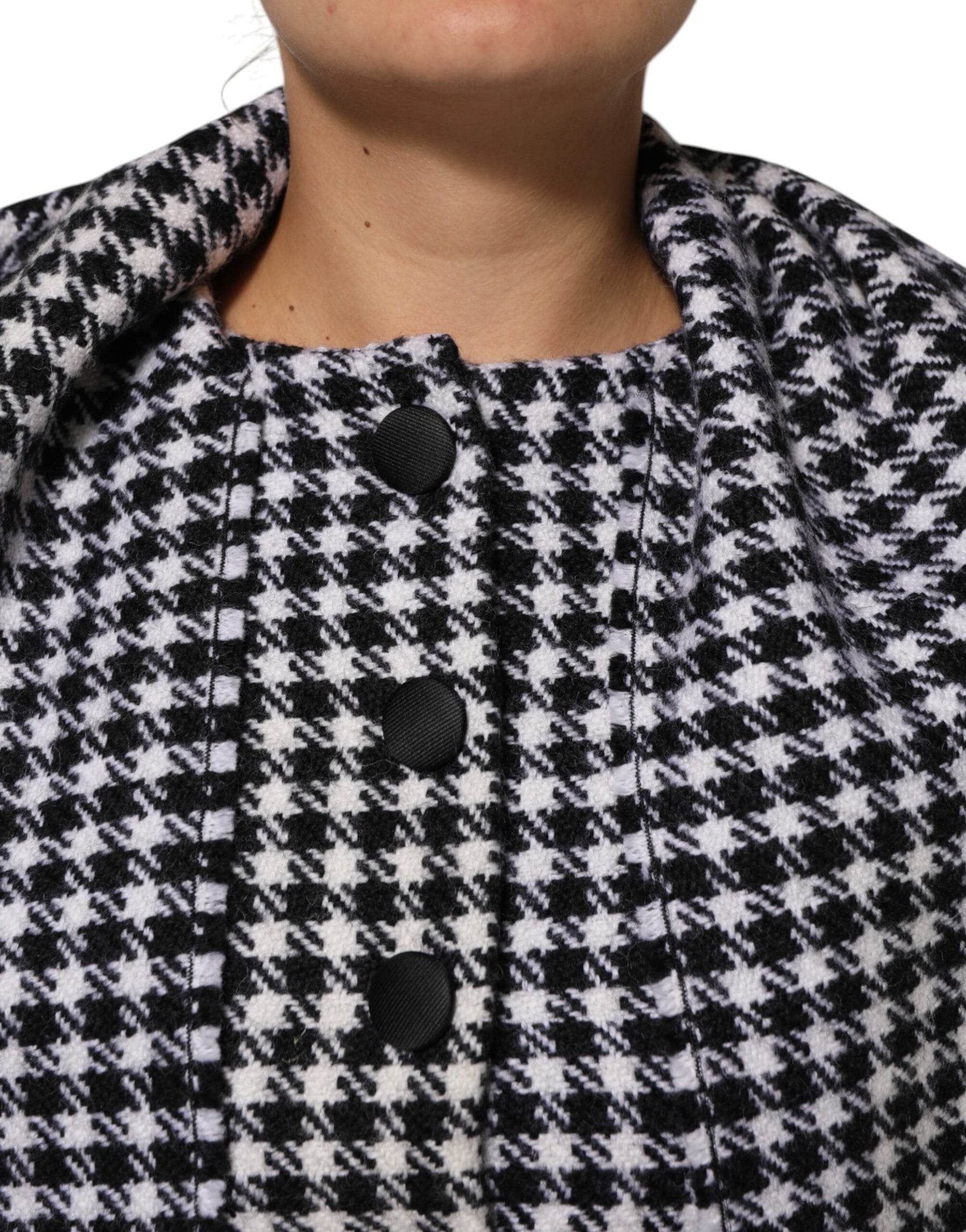 Dolce & Gabbana Multicolor Wool Monochrome Patterned Jacket | Regal Royce