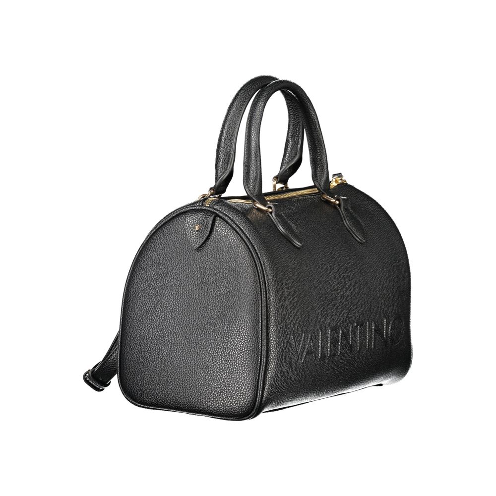 Mario Valentino Black Polyurethane Women's Bag | Regal Royce