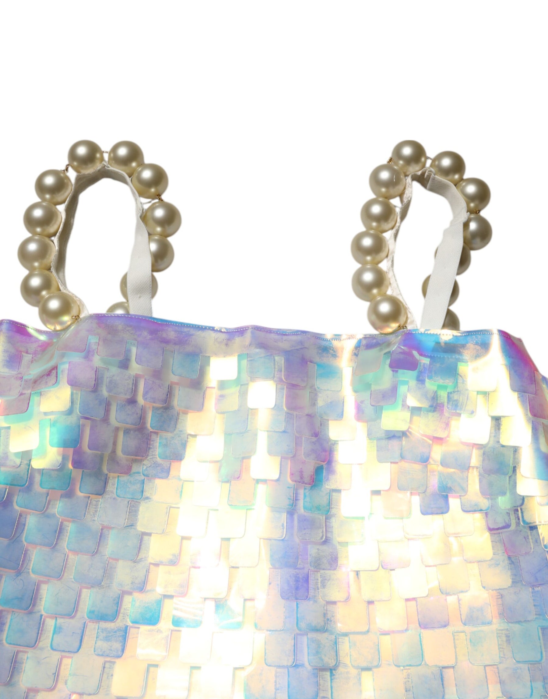 Dolce & Gabbana Multicolor Sequin Holographic Mini  Dress | Regal Royce