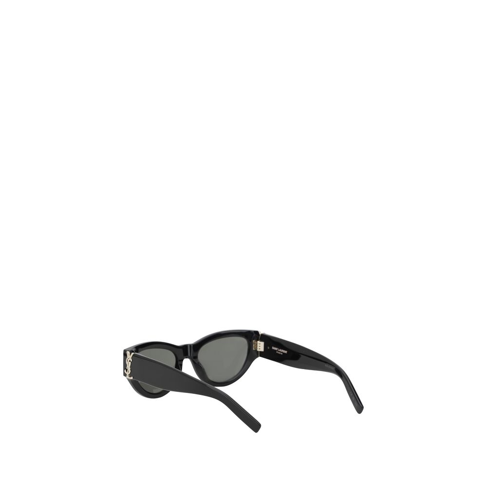 Saint Laurent Black Acetate Sunglasses