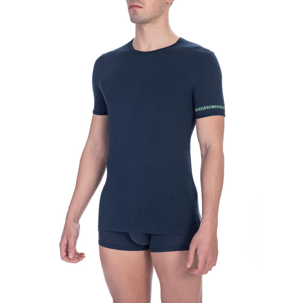 Bikkembergs Black Cotton Men's T-Shirt Twin Pack | Regal Royce