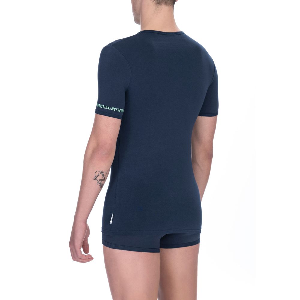 Bikkembergs Black Cotton Men's T-Shirt Twin Pack | Regal Royce