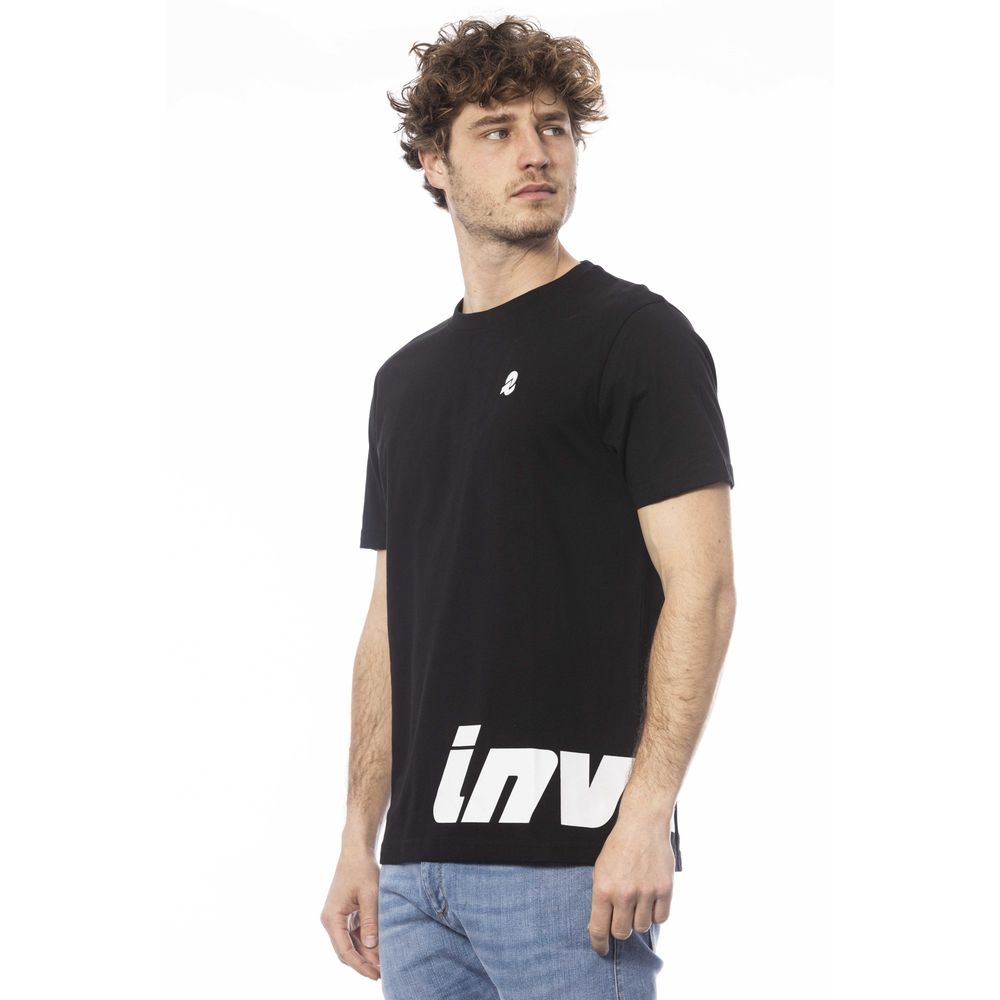 Invicta Black Cotton Men T-Shirt | Regal Royce