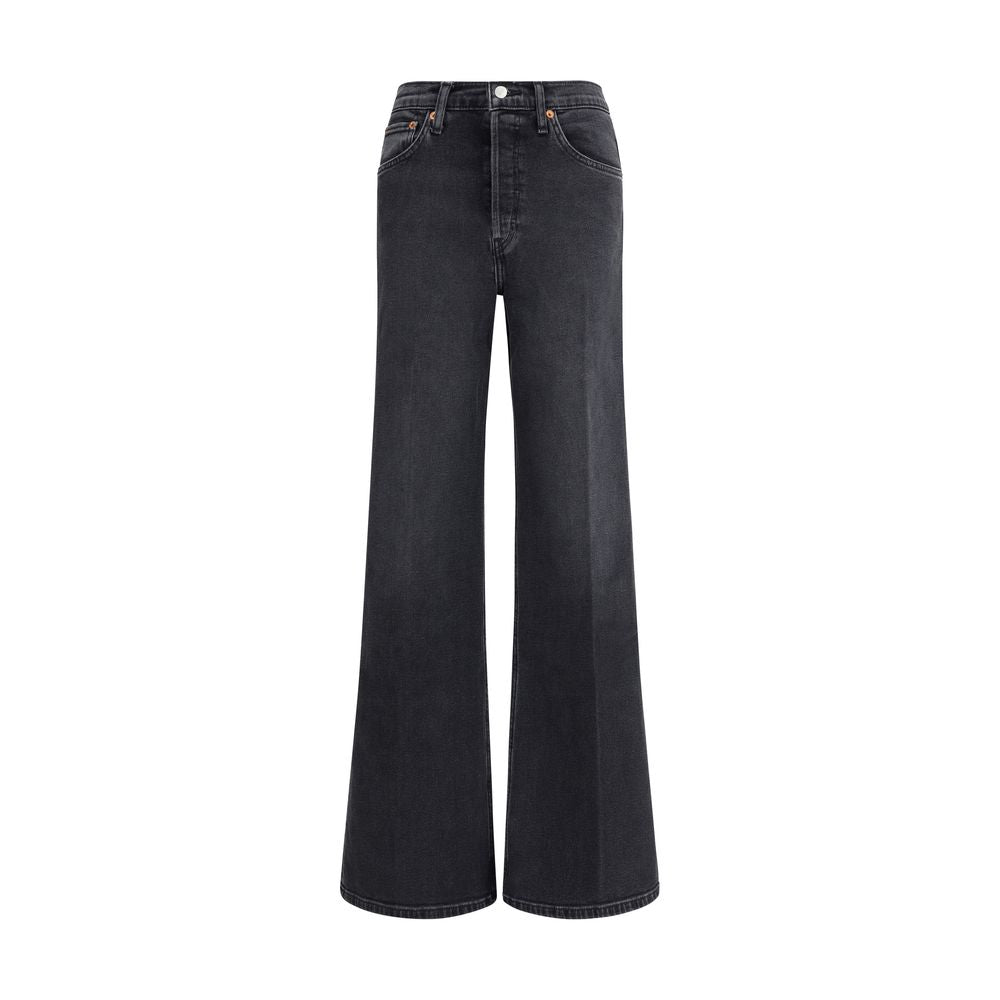 RE/DONE Black Cotton Jeans Denim | Regal Royce