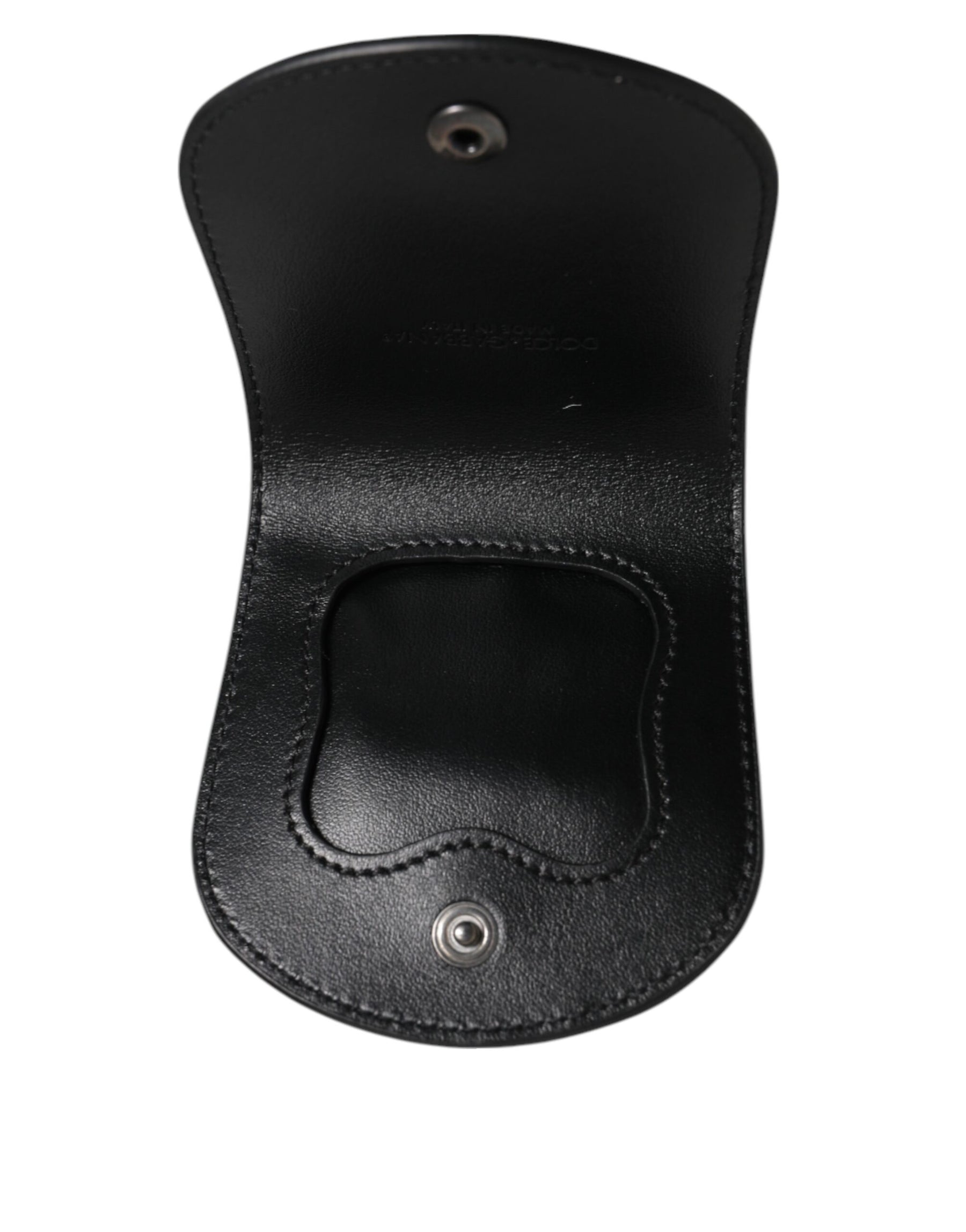 Dolce & Gabbana Black Exotic Skin Coin Condom Case Holder Pocket Wallet | Regal Royce