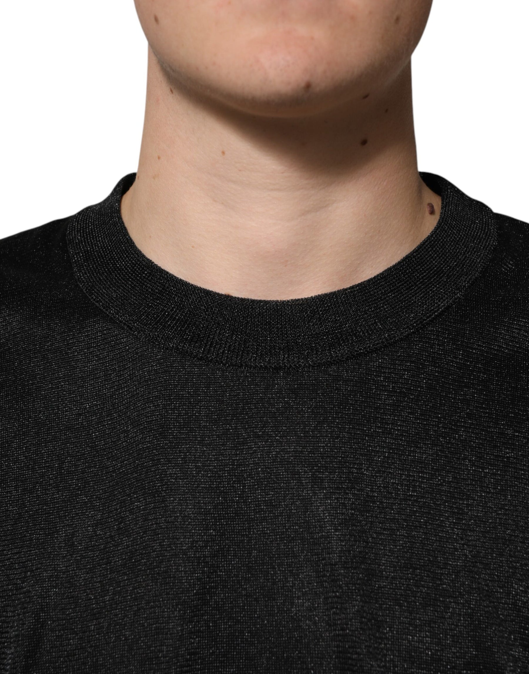 Dolce & Gabbana Black Polyester Pullover Sweatshirt Sweater | Regal Royce