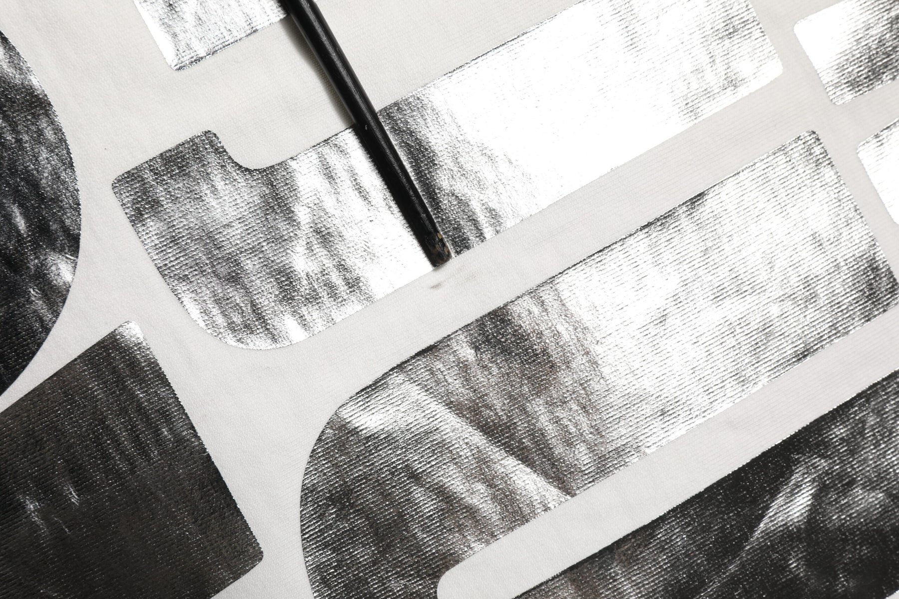 Dolce & Gabbana White Metallic Print Cotton CrewNeck T-shirt | Regal Royce