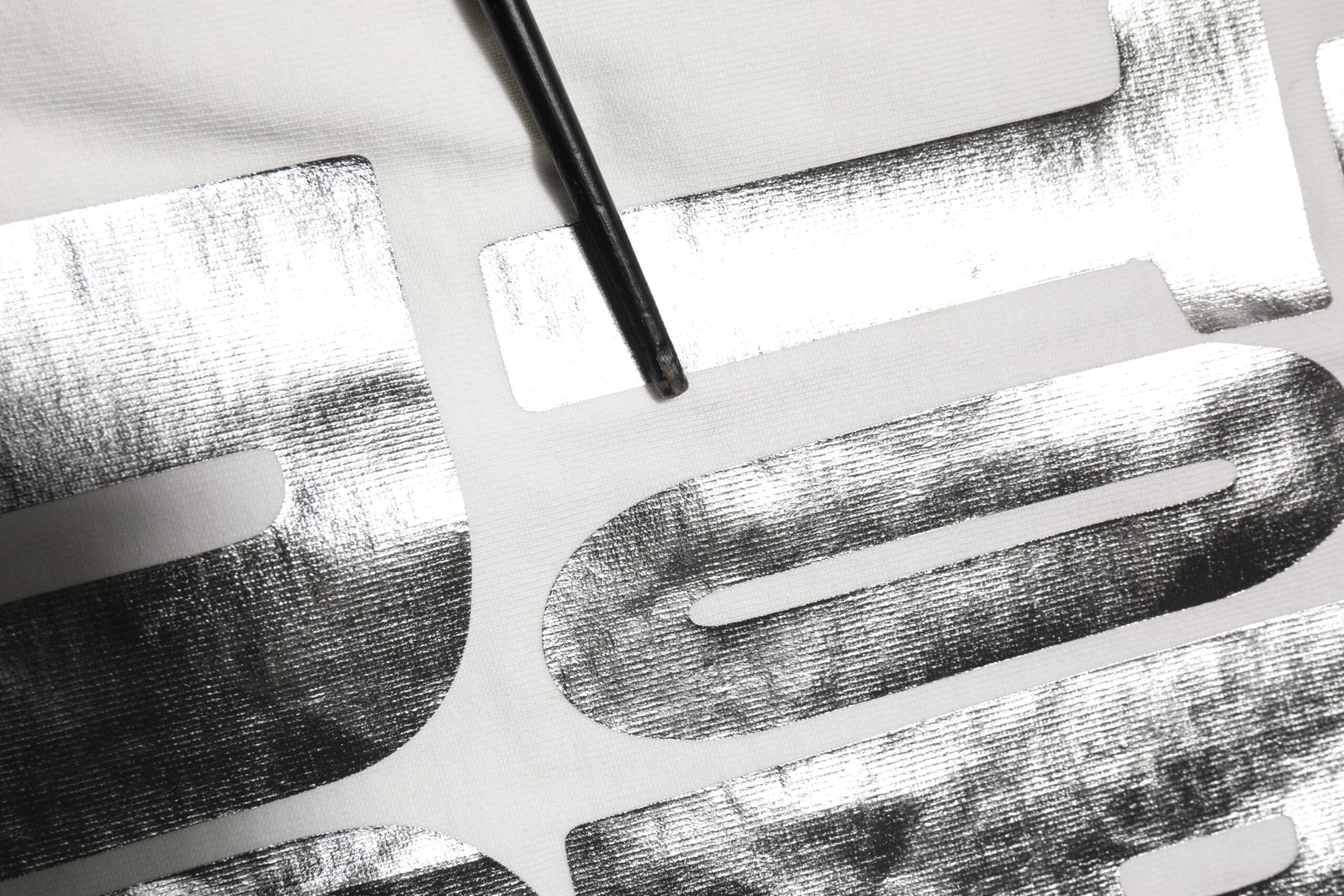 Dolce & Gabbana White Metallic Print Cotton CrewNeck T-shirt | Regal Royce