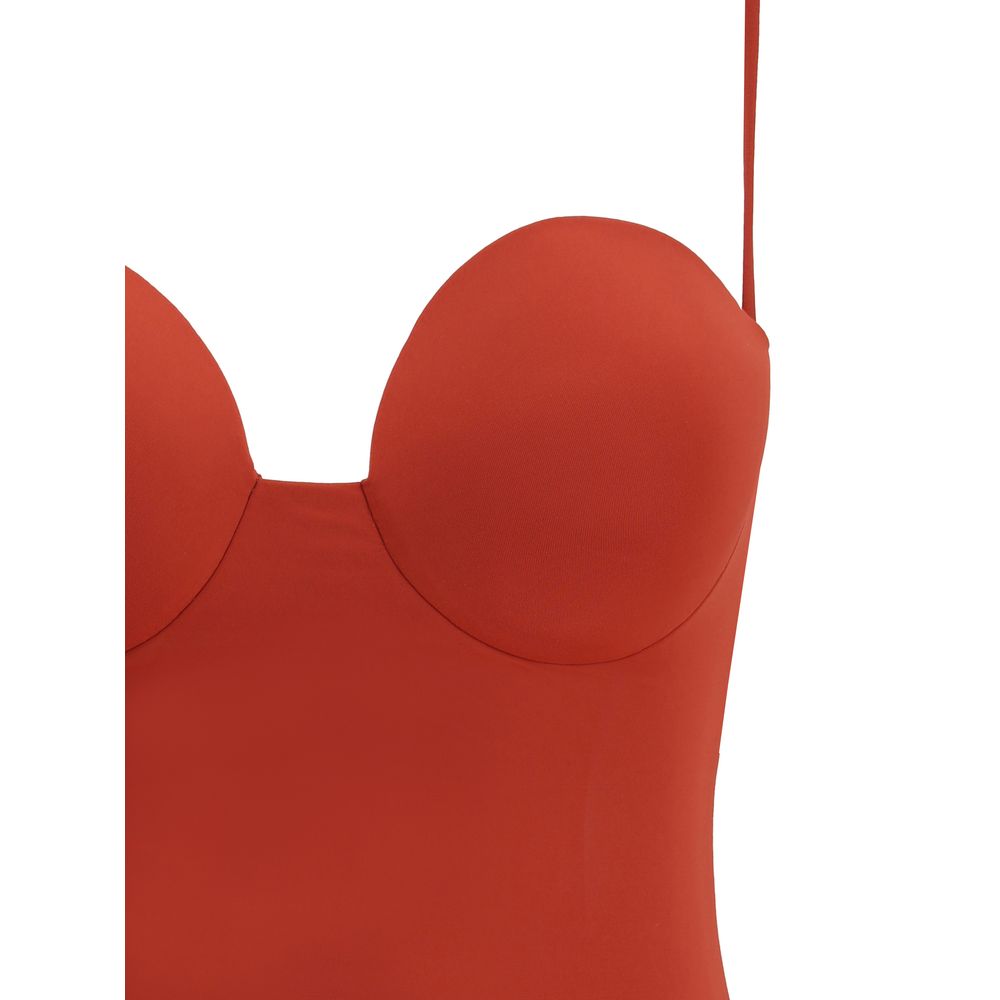 Magda Butrym Orange Polyamide One-Piece Swimsuit | Regal Royce