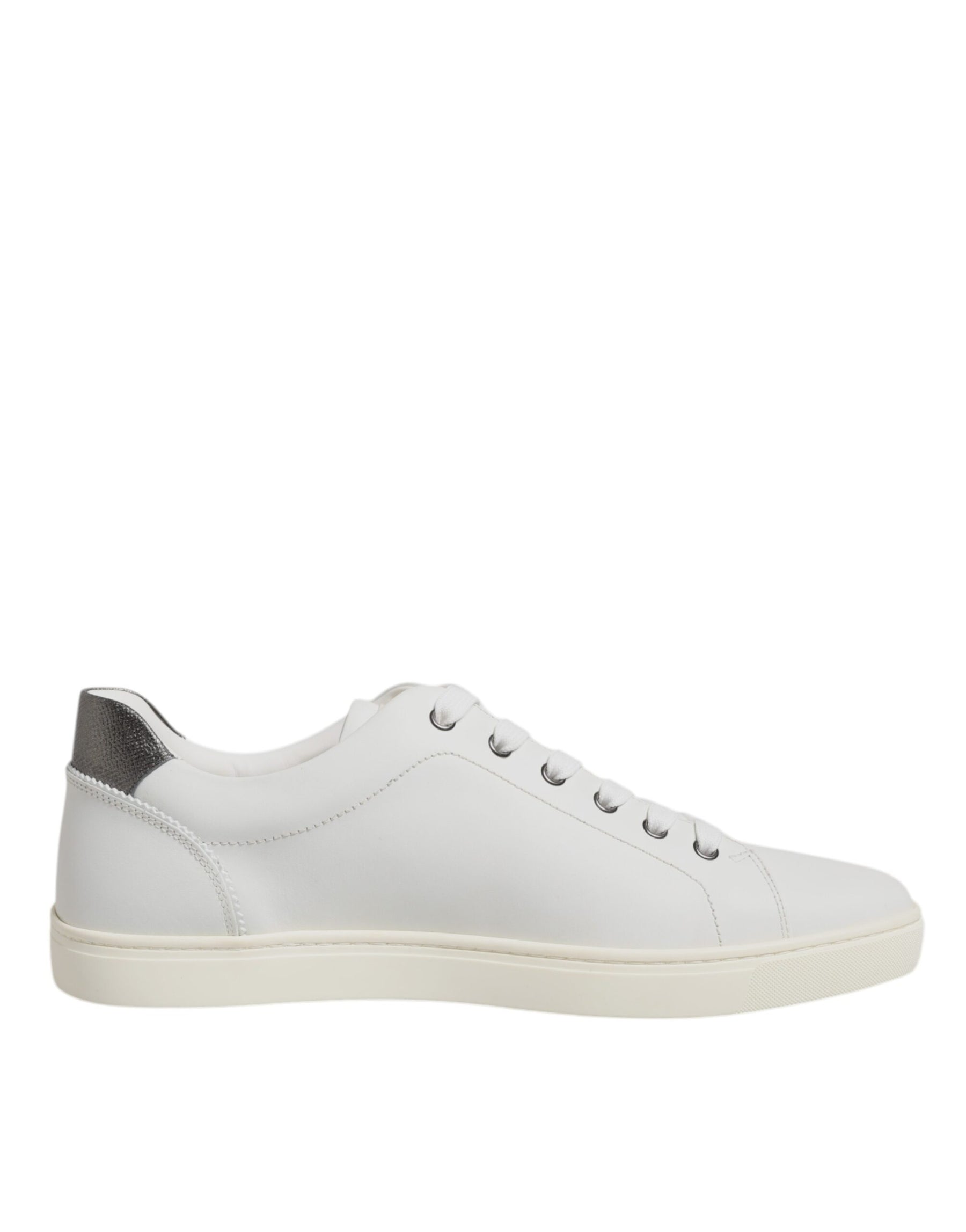 Dolce & Gabbana White Sacred Heart Men Low Top Sneakers Shoes | Regal Royce